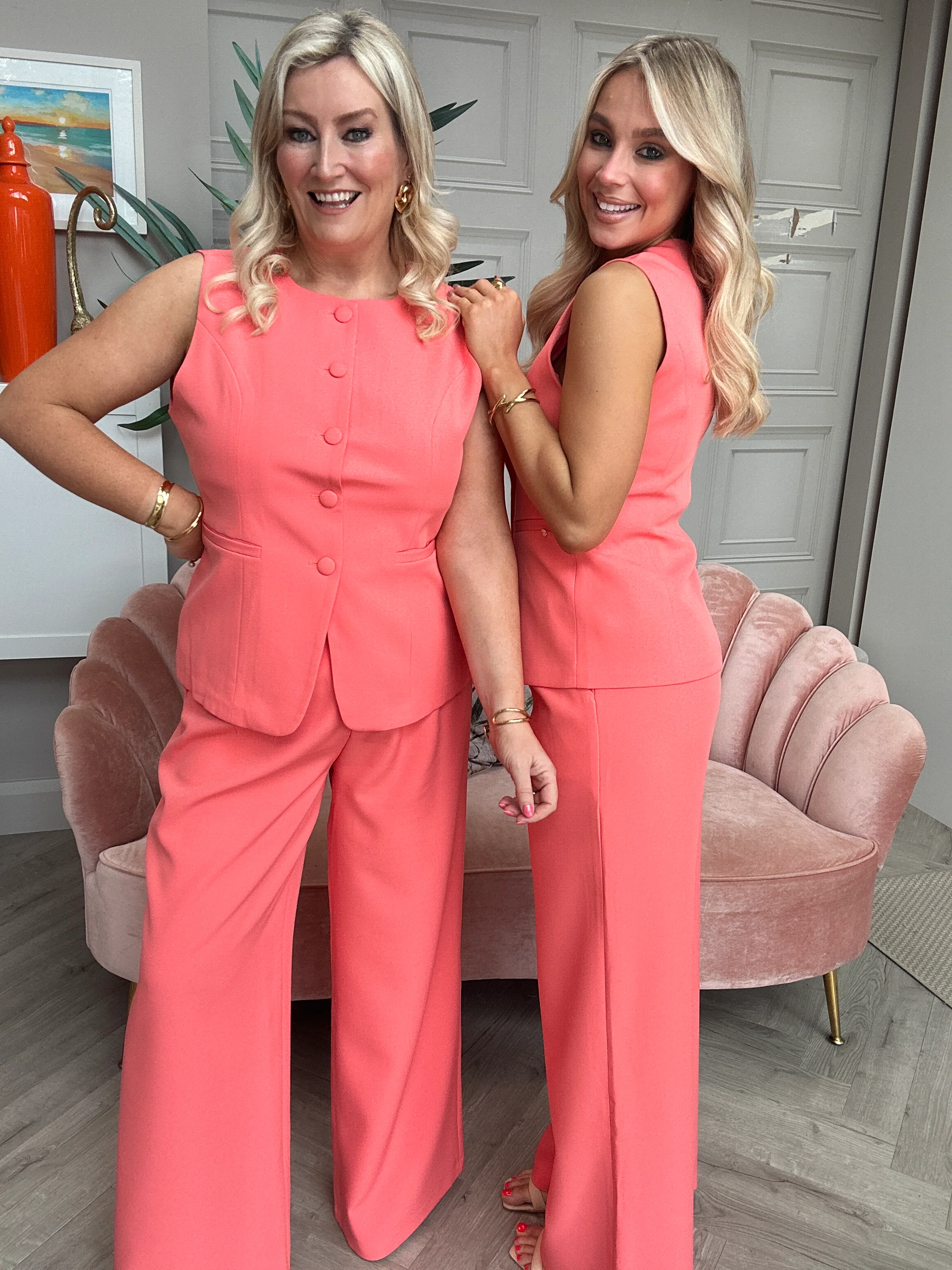 Lilith Trousers Coral - Regular - Image 7