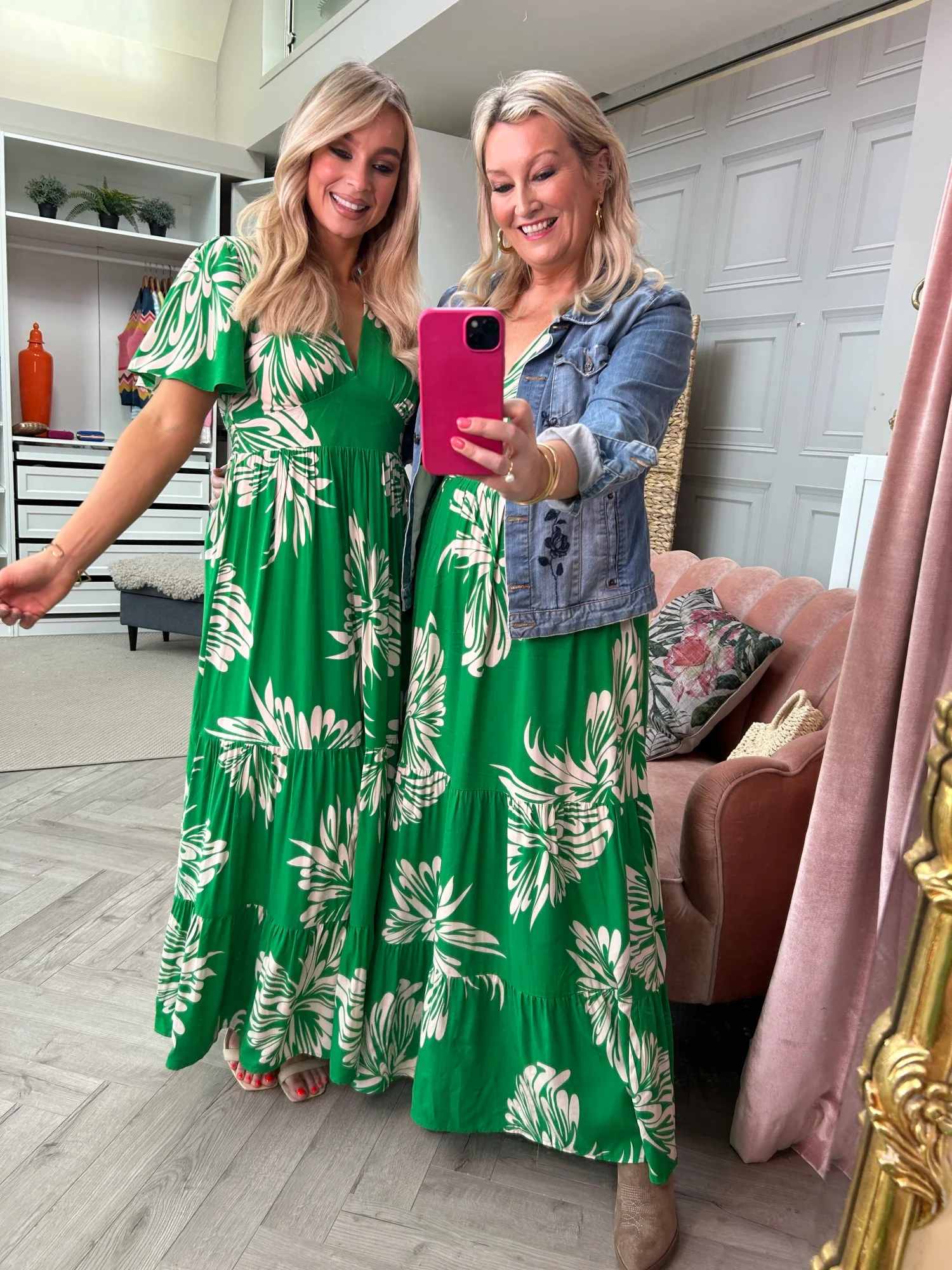Lori Green Print Dress - Image 5