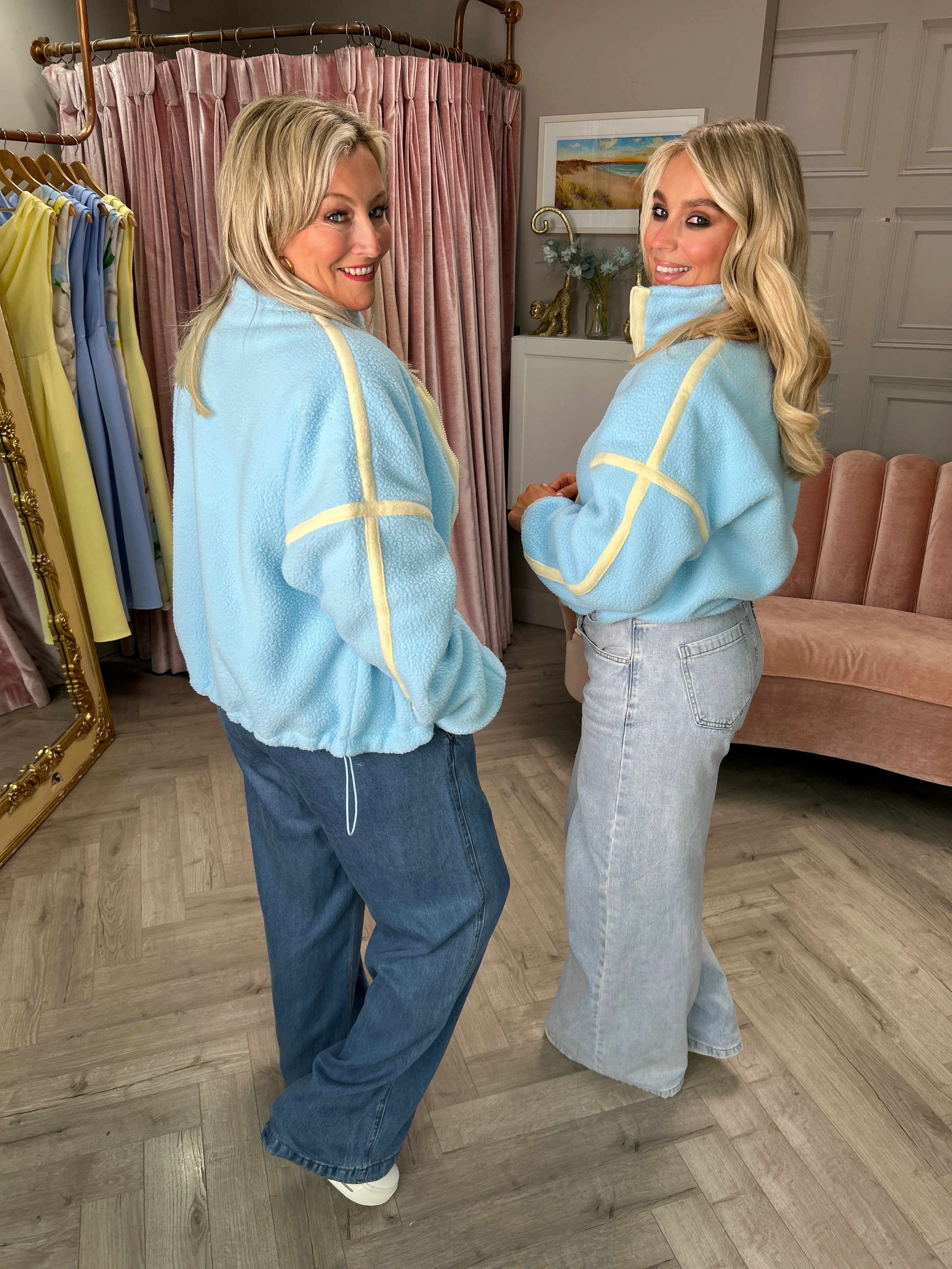 Lulu Fleece Blue - Image 2
