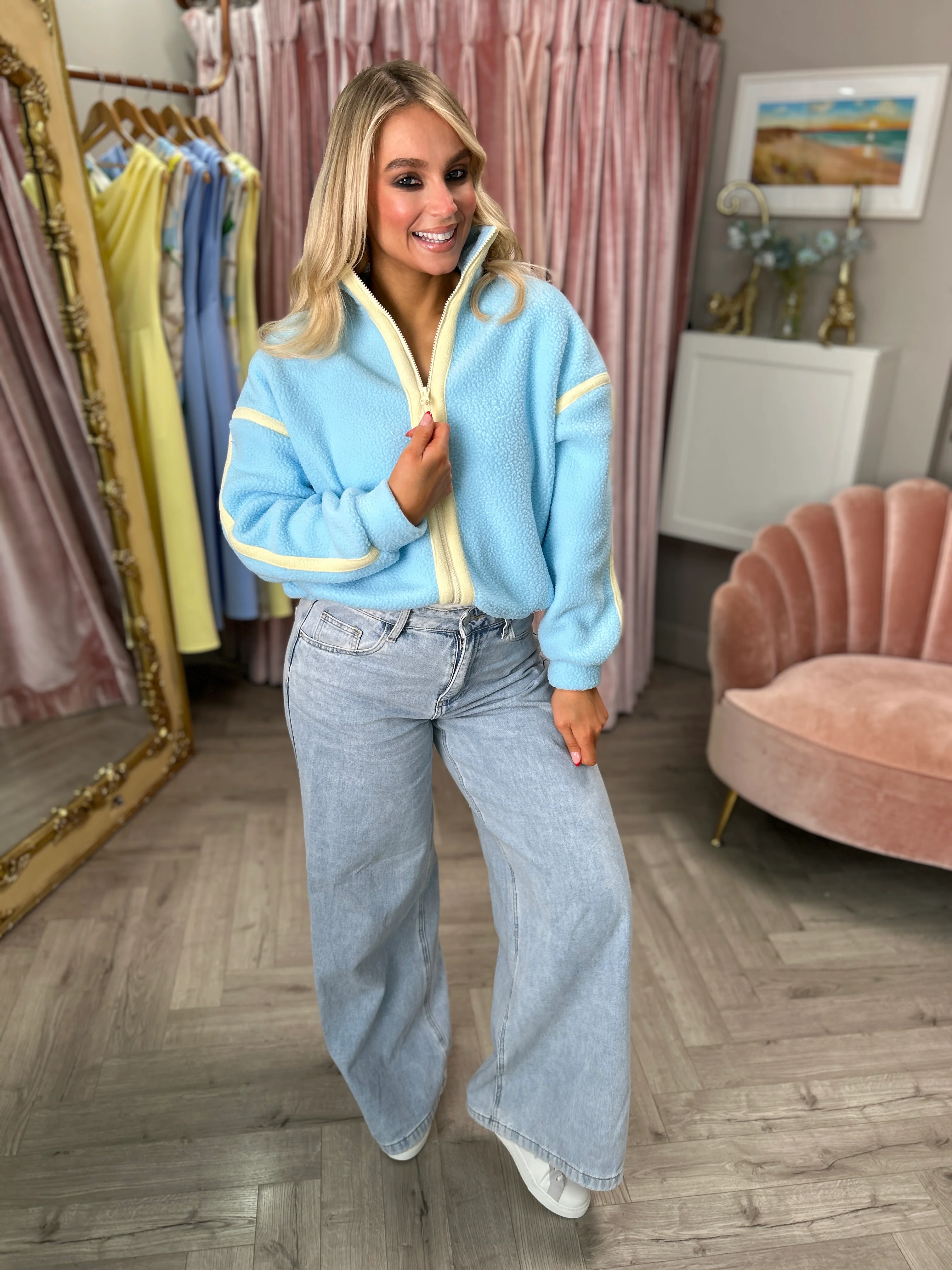 Lulu Fleece Blue - Image 9