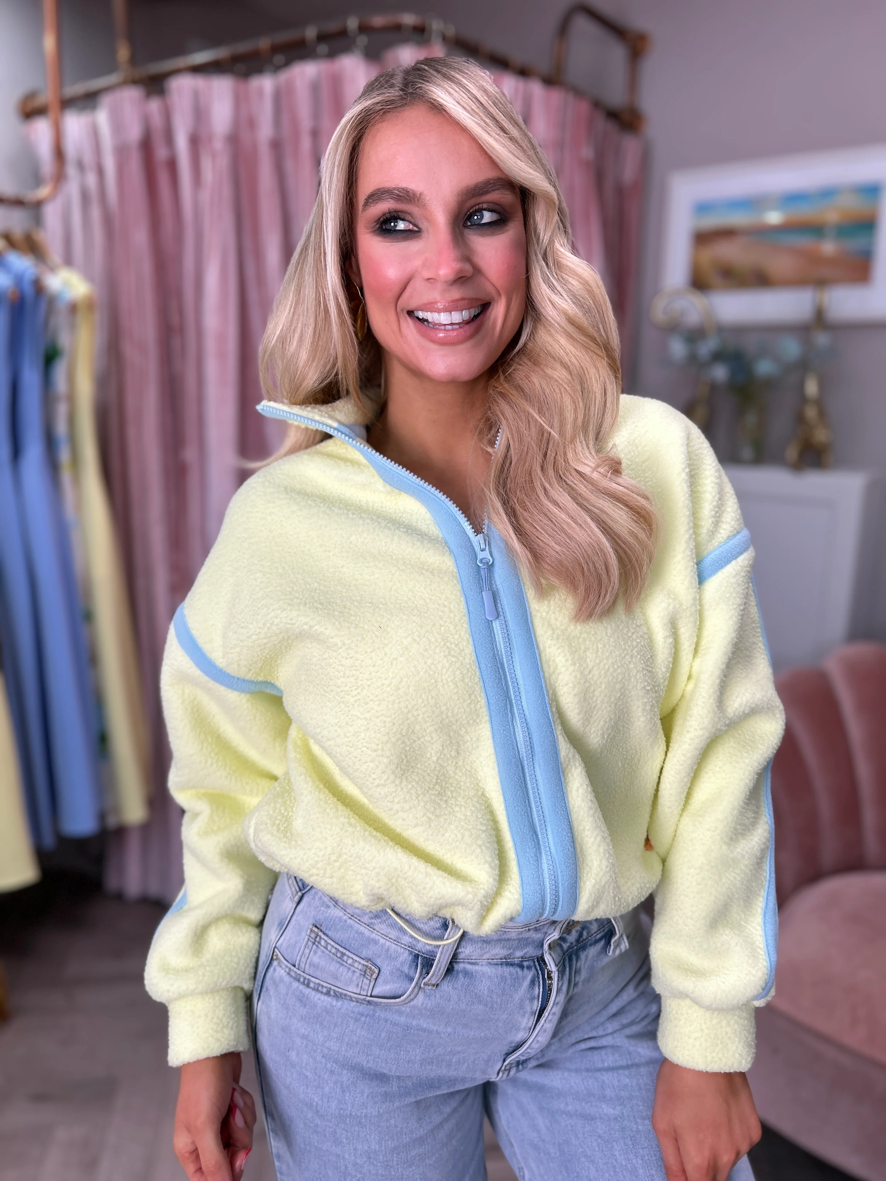 Lulu Fleece Lemon - Image 10