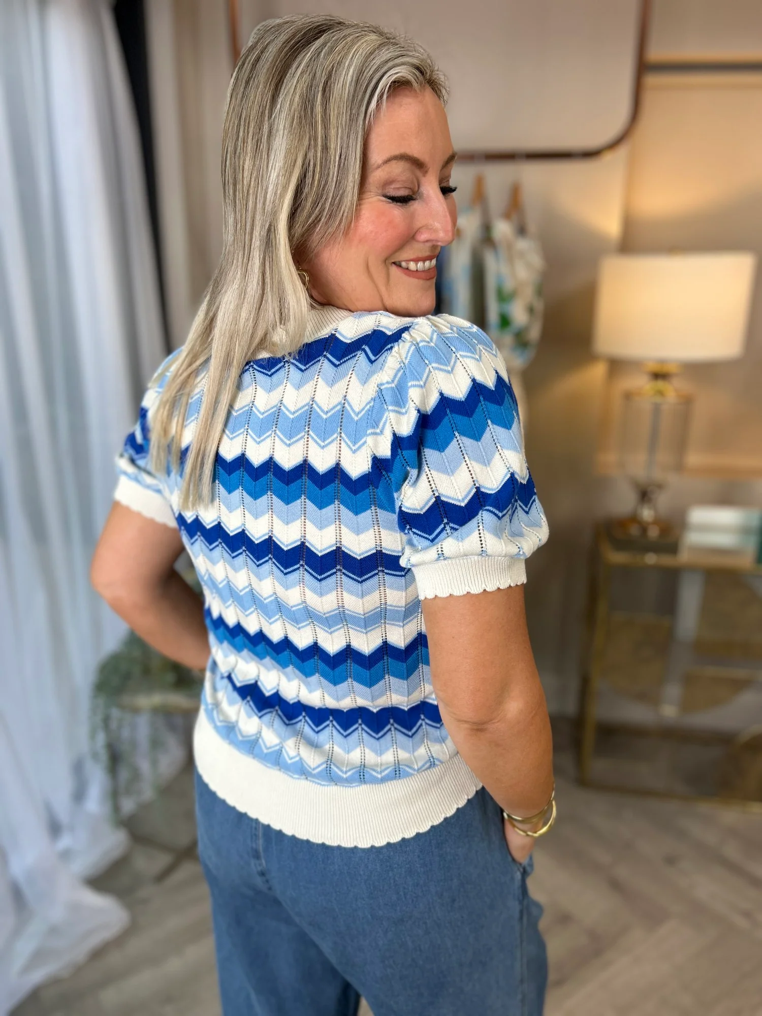 Mavis Jumper Blue - Image 13