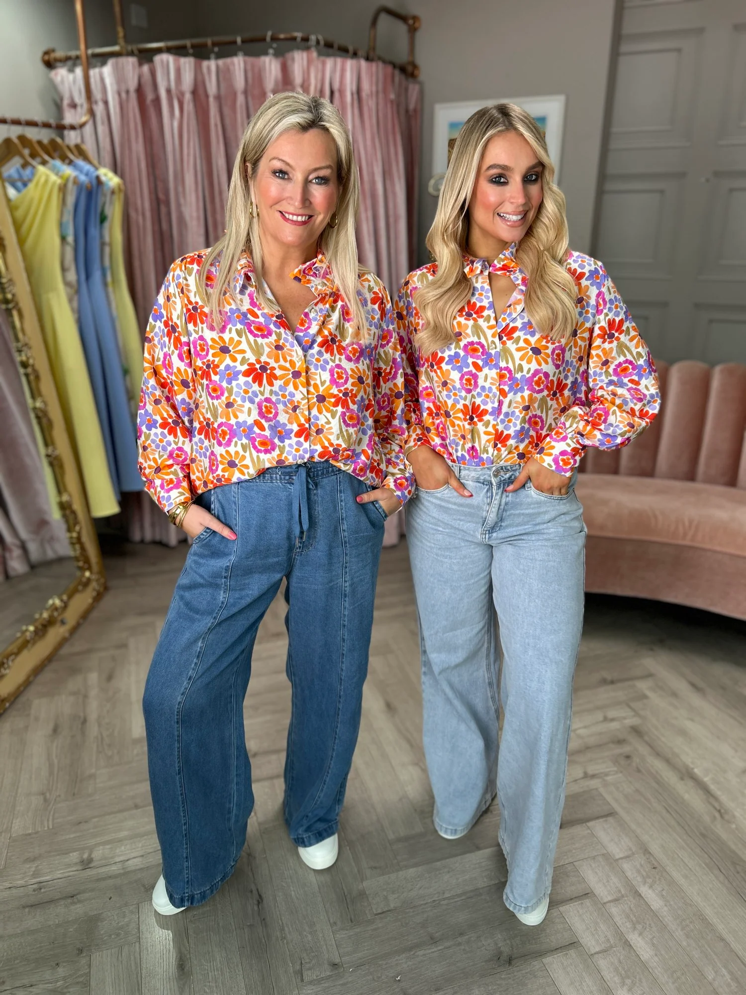 Meg Bright Floral Shirt - Image 8