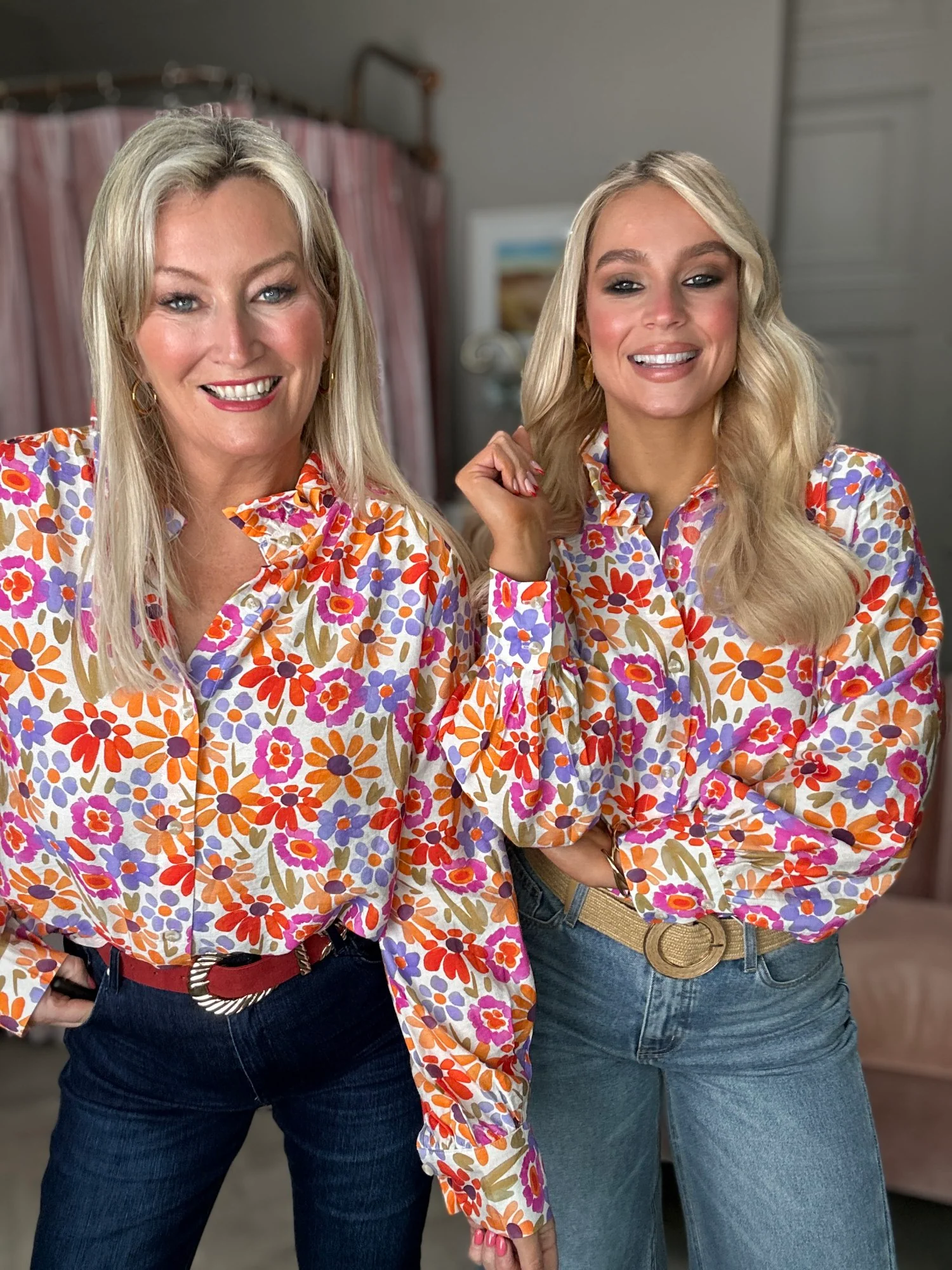 Meg Bright Floral Shirt - Image 9