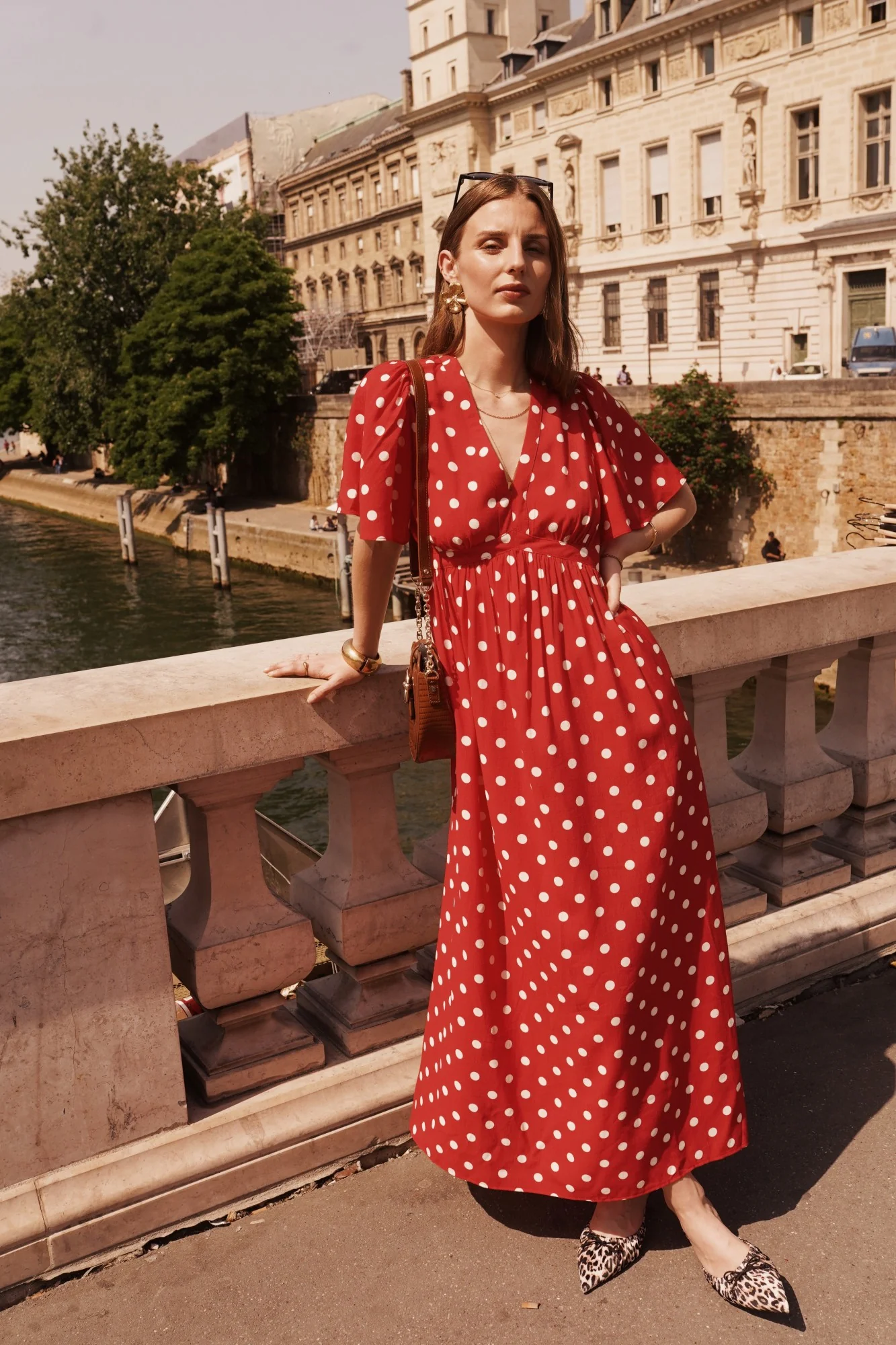 Millie Red Polka Dot dress - Image 16