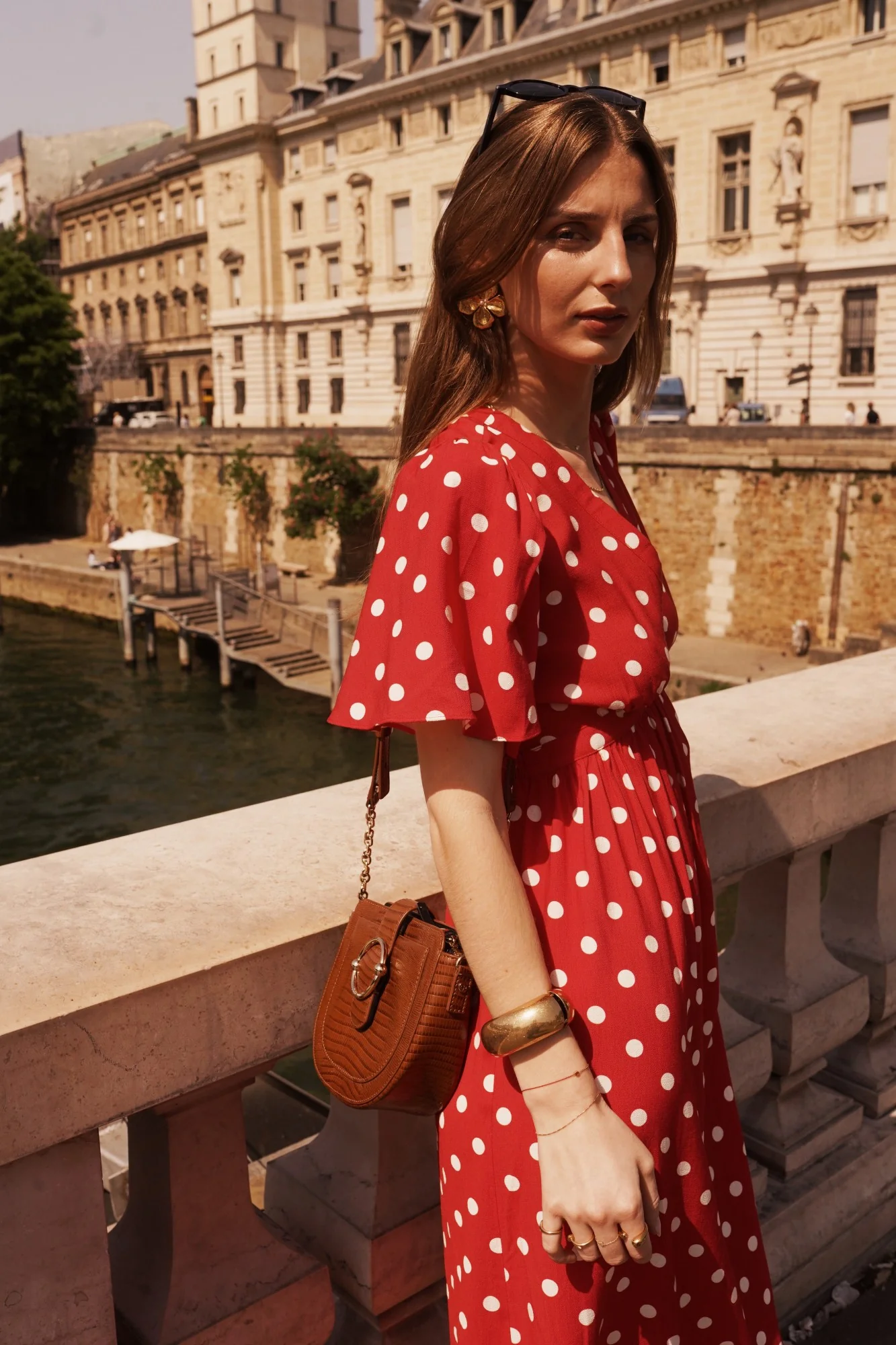 Millie Red Polka Dot dress - Image 17
