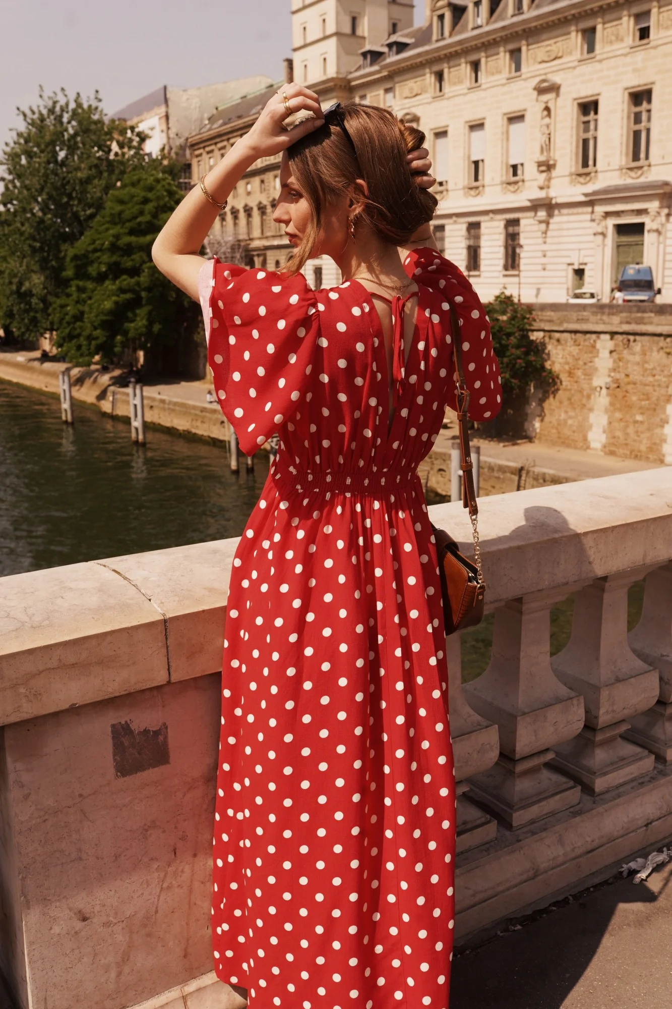 Millie Red Polka Dot dress - Image 18