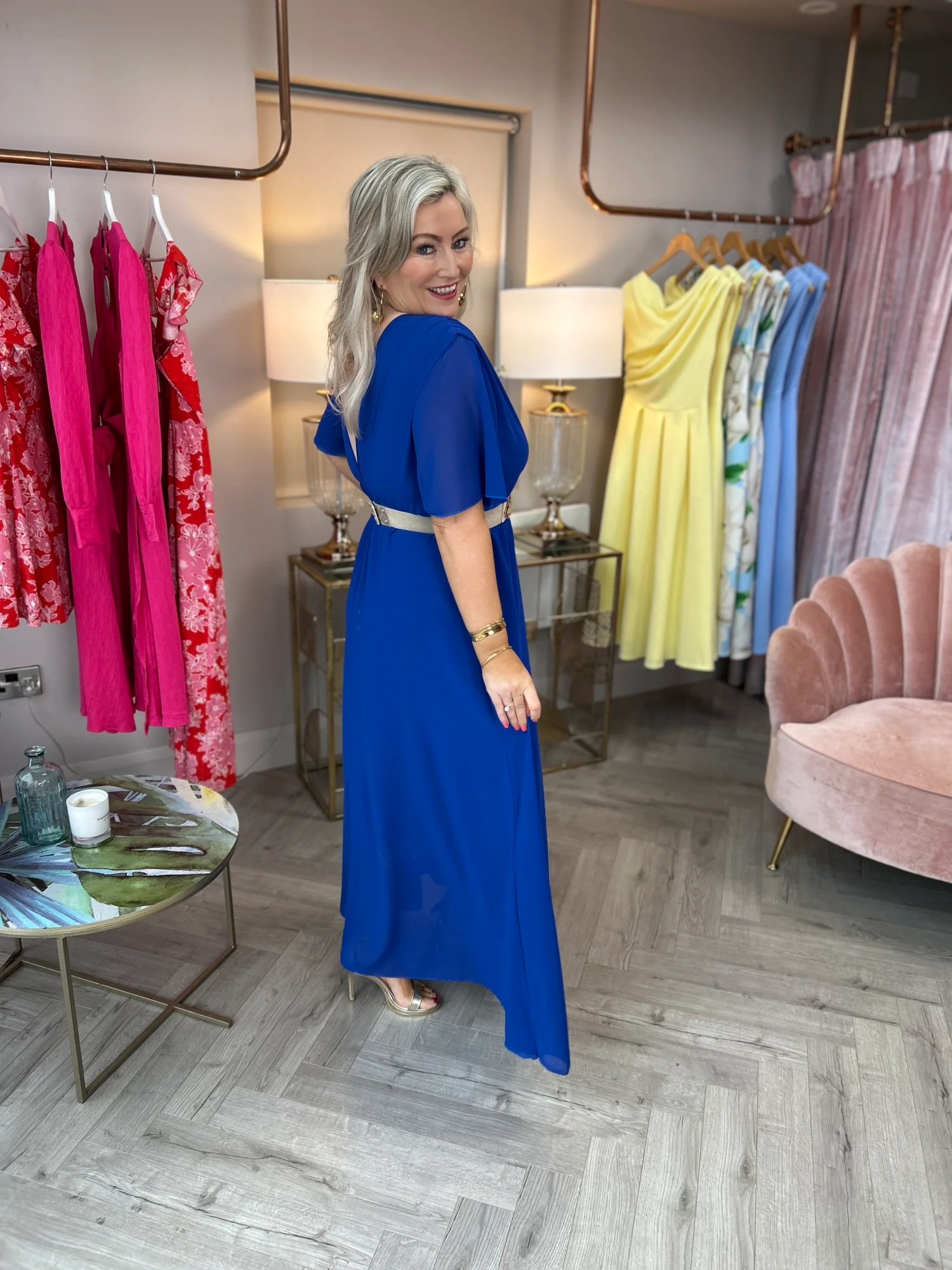 Nina Dress Cobalt - Image 4
