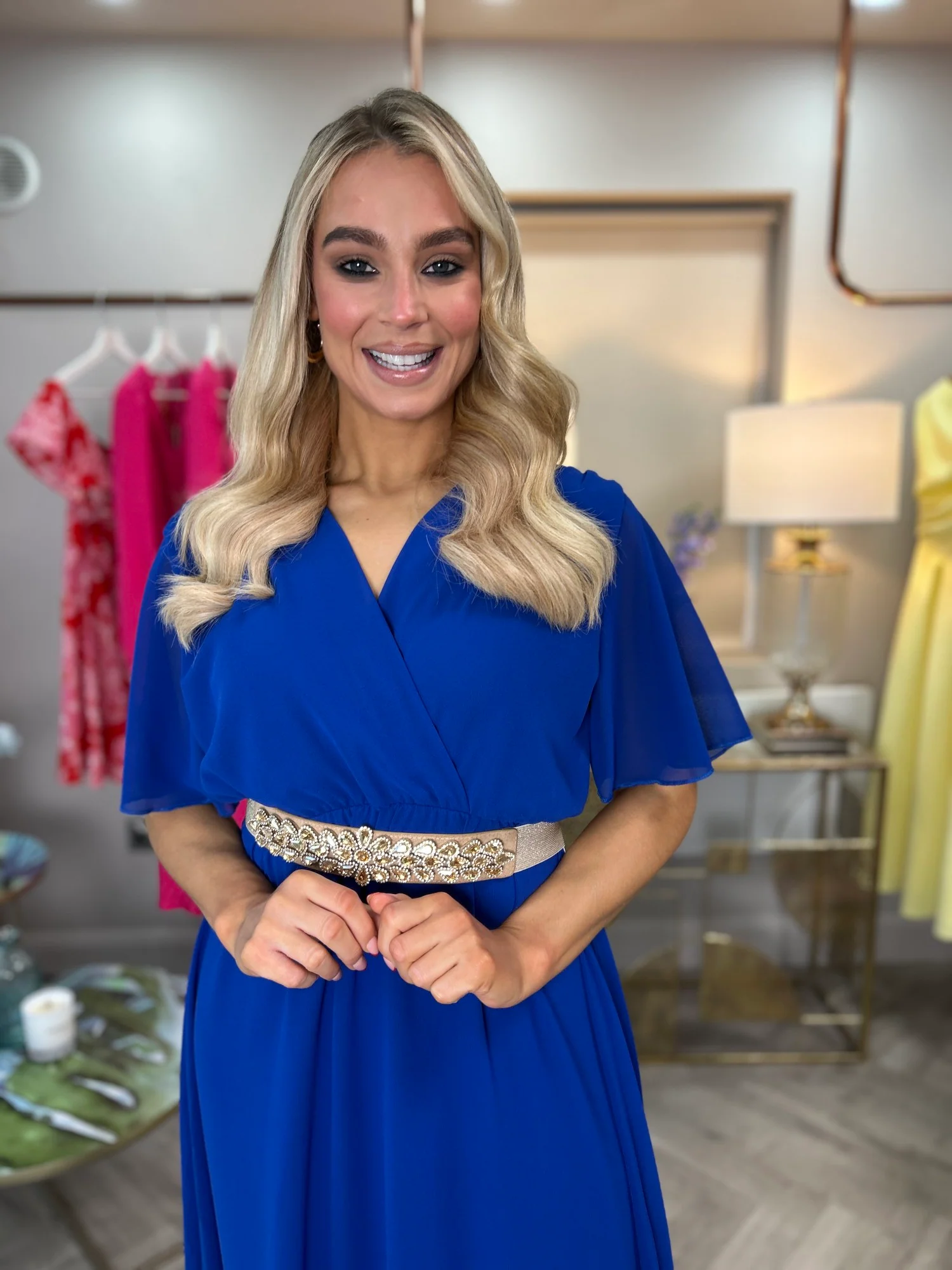 Nina Dress Cobalt - Image 6