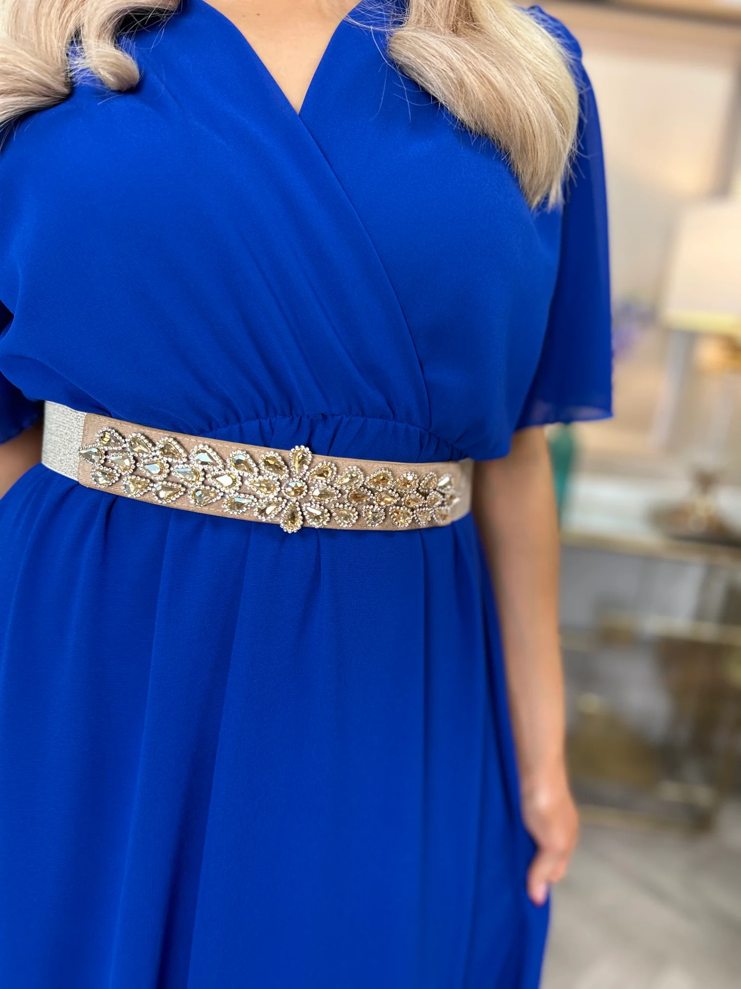 Nina Dress Cobalt - Image 7