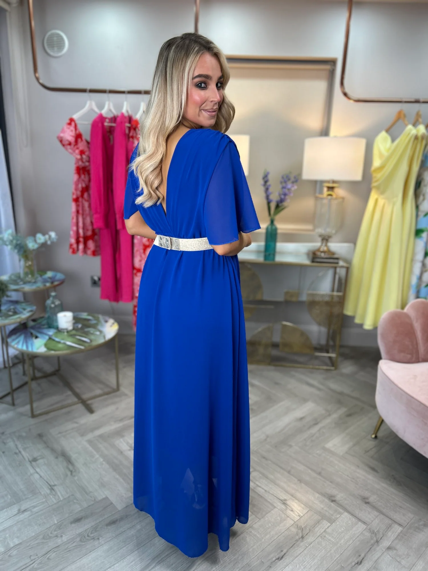 Nina Dress Cobalt - Image 8