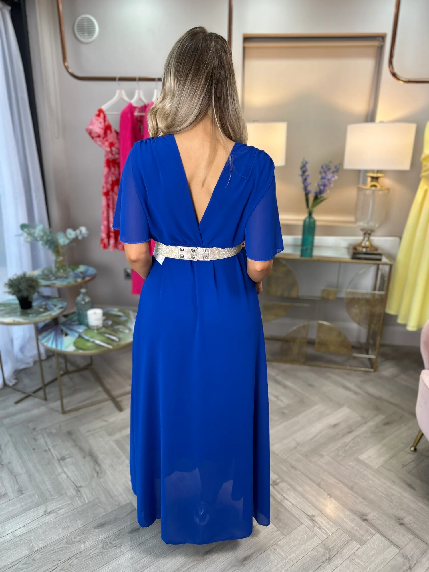 Nina Dress Cobalt - Image 9