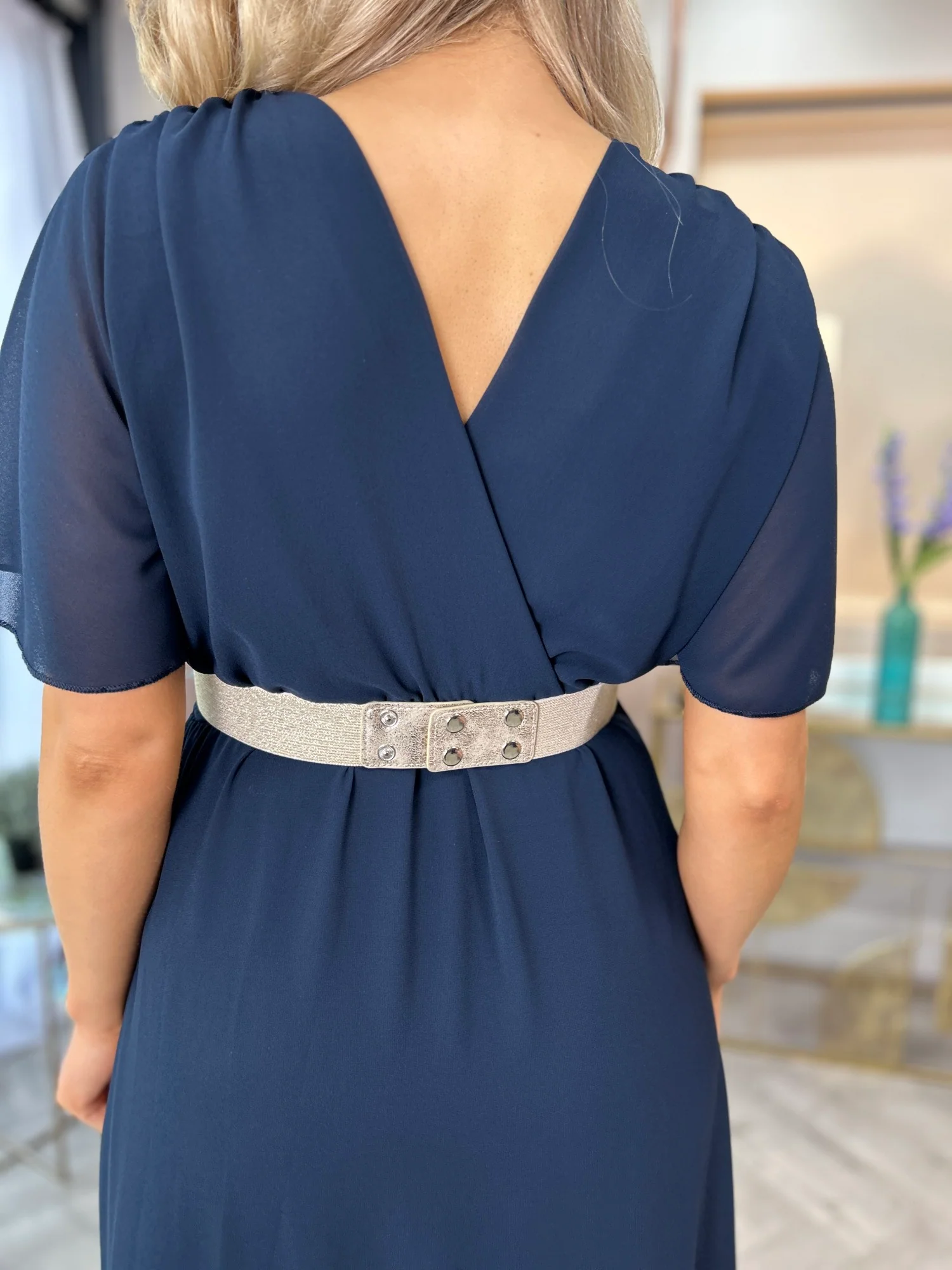 Nina Dress Navy - Image 8