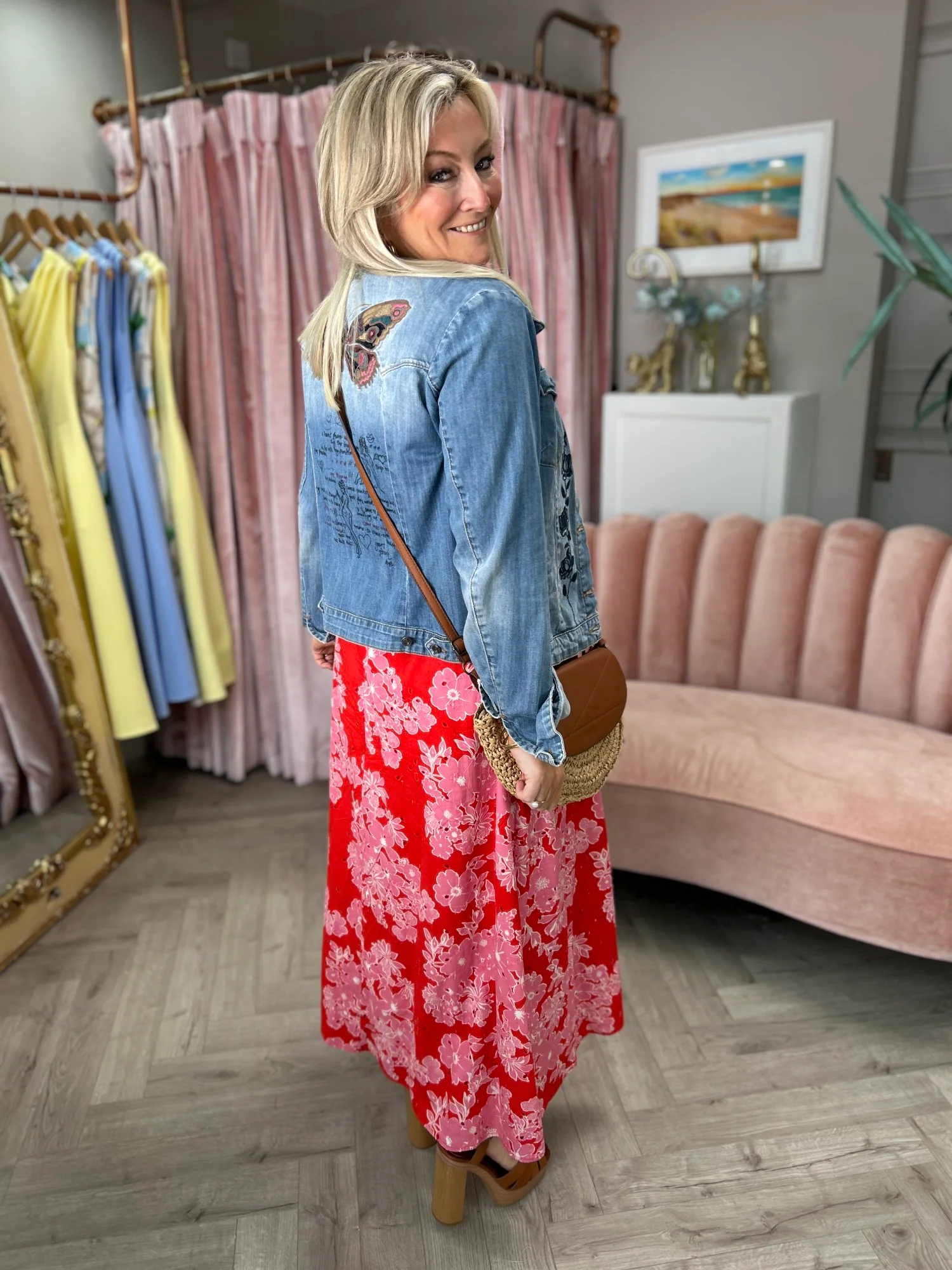 Orla Broiderie Maxi Dress - Image 6