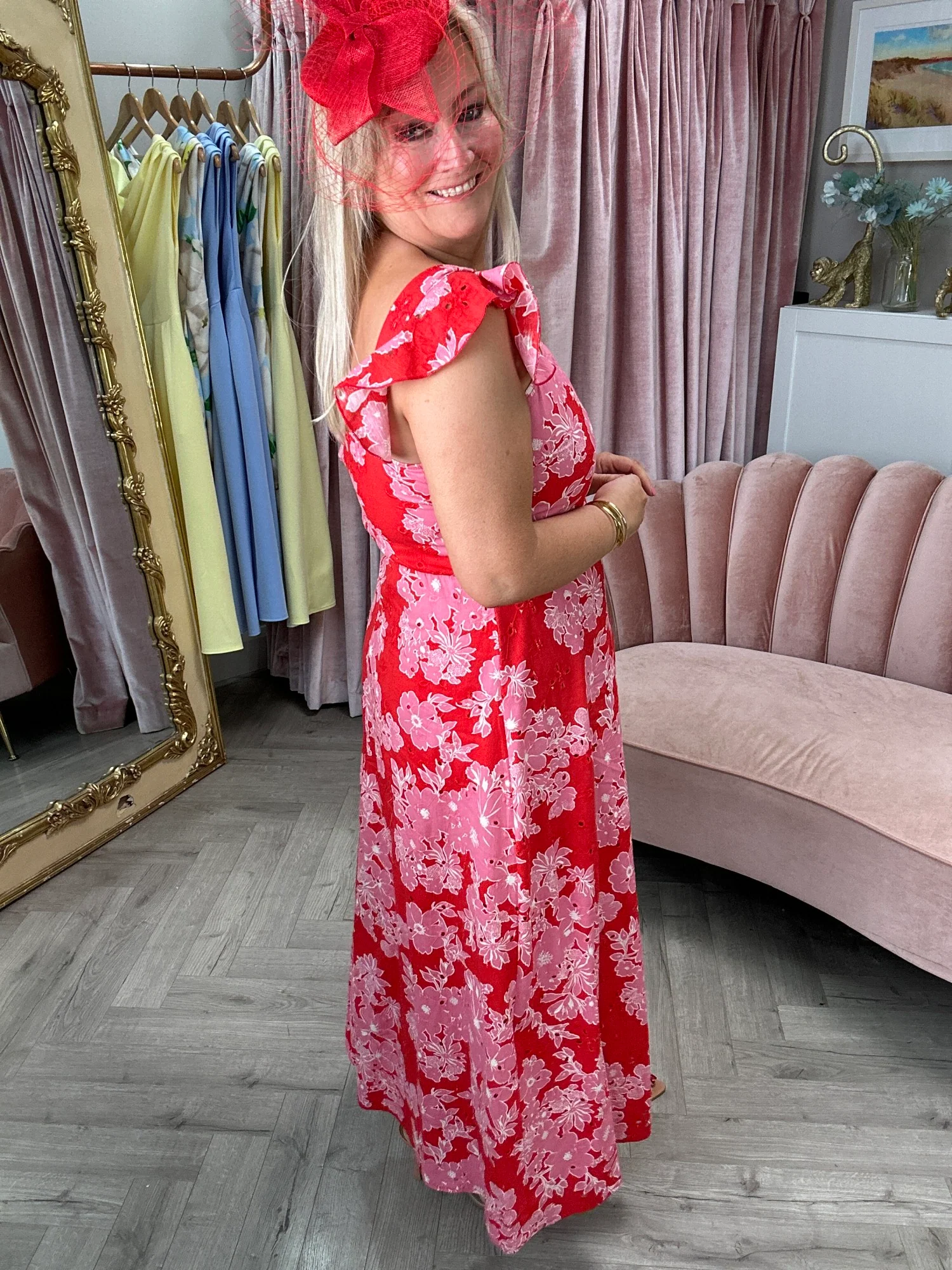 Orla Broiderie Maxi Dress - Image 9