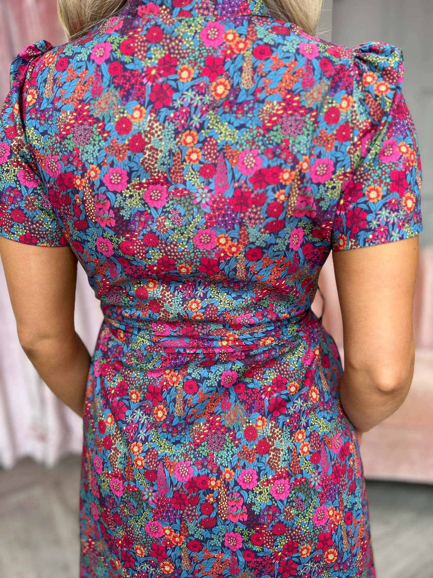 Poppy Print Dress - Image 7