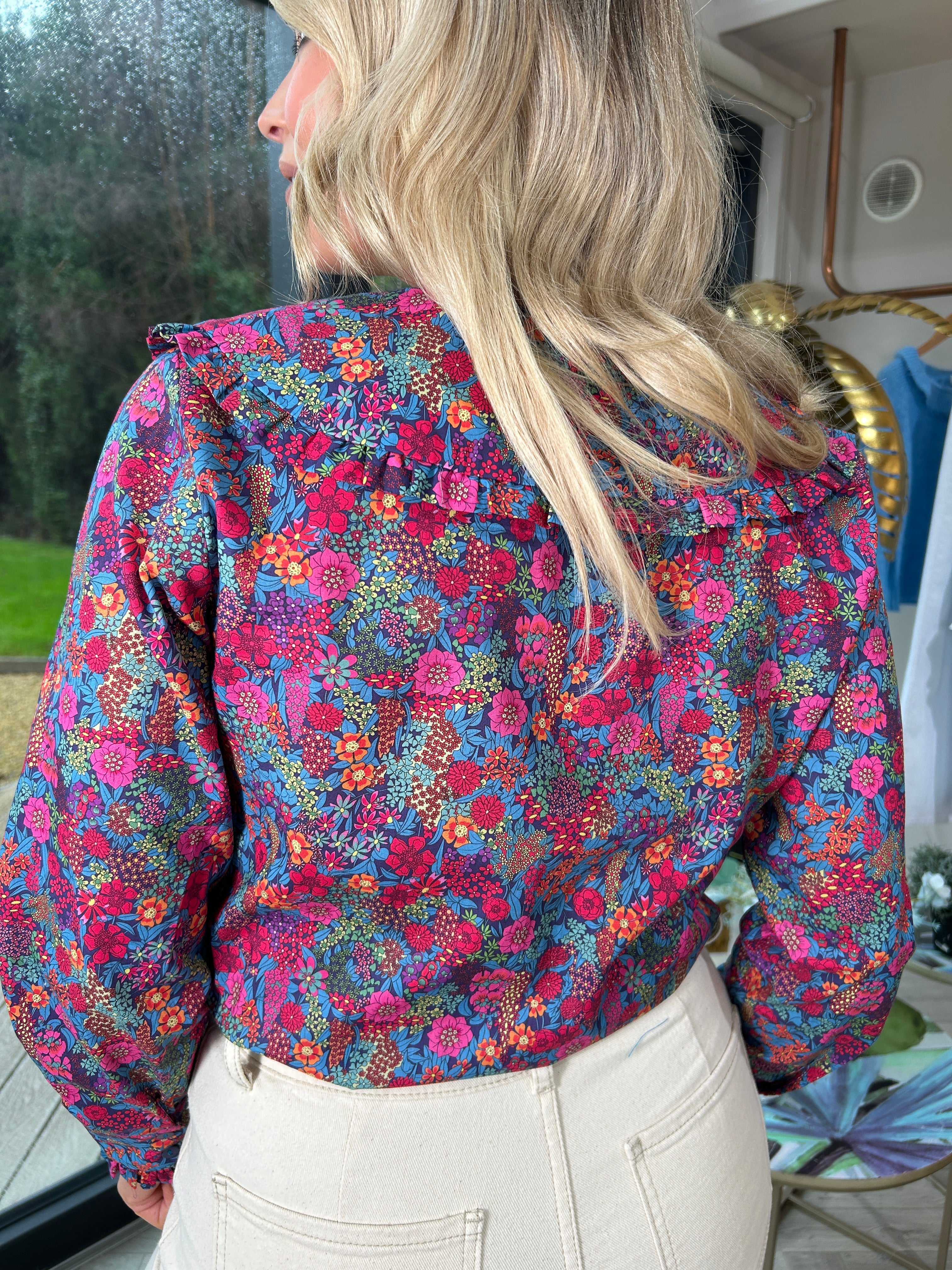 Poppy Print Shirt - Image 5