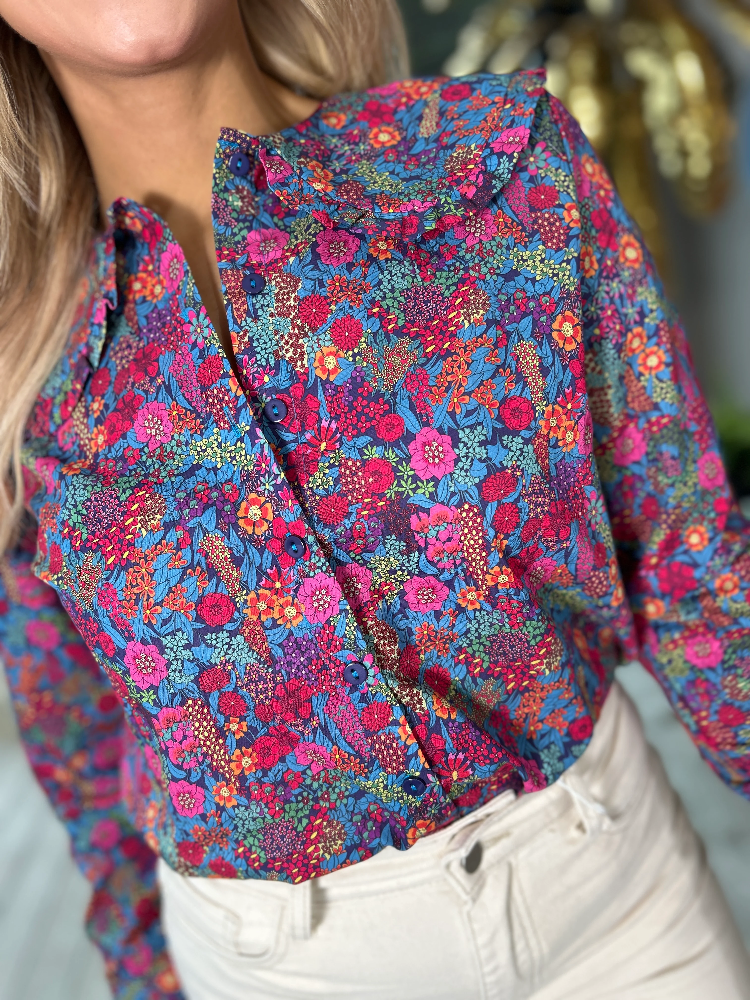 Poppy Print Shirt - Image 8