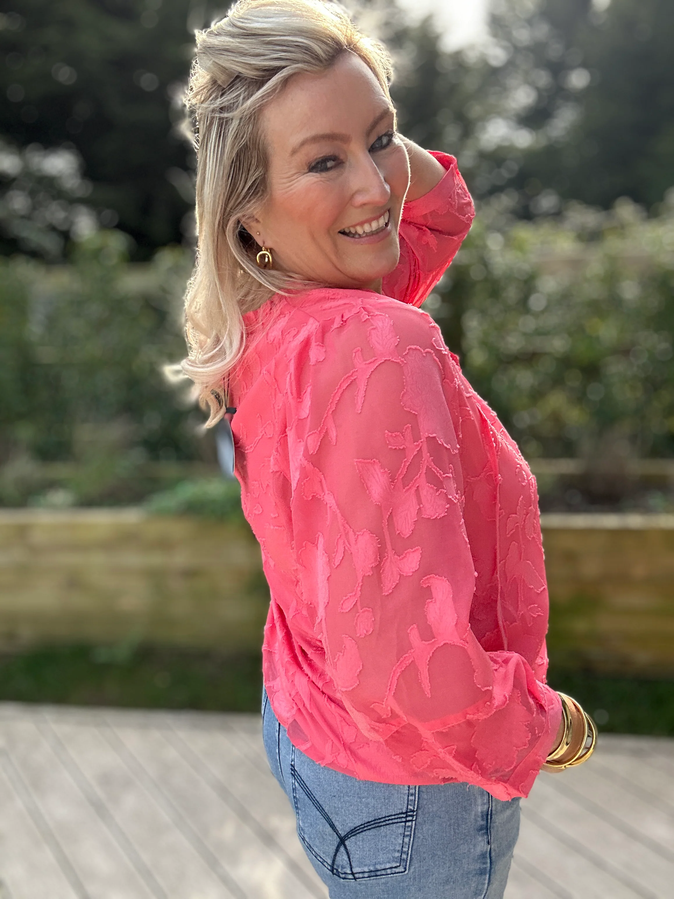 Primrose Top Coral - Image 11