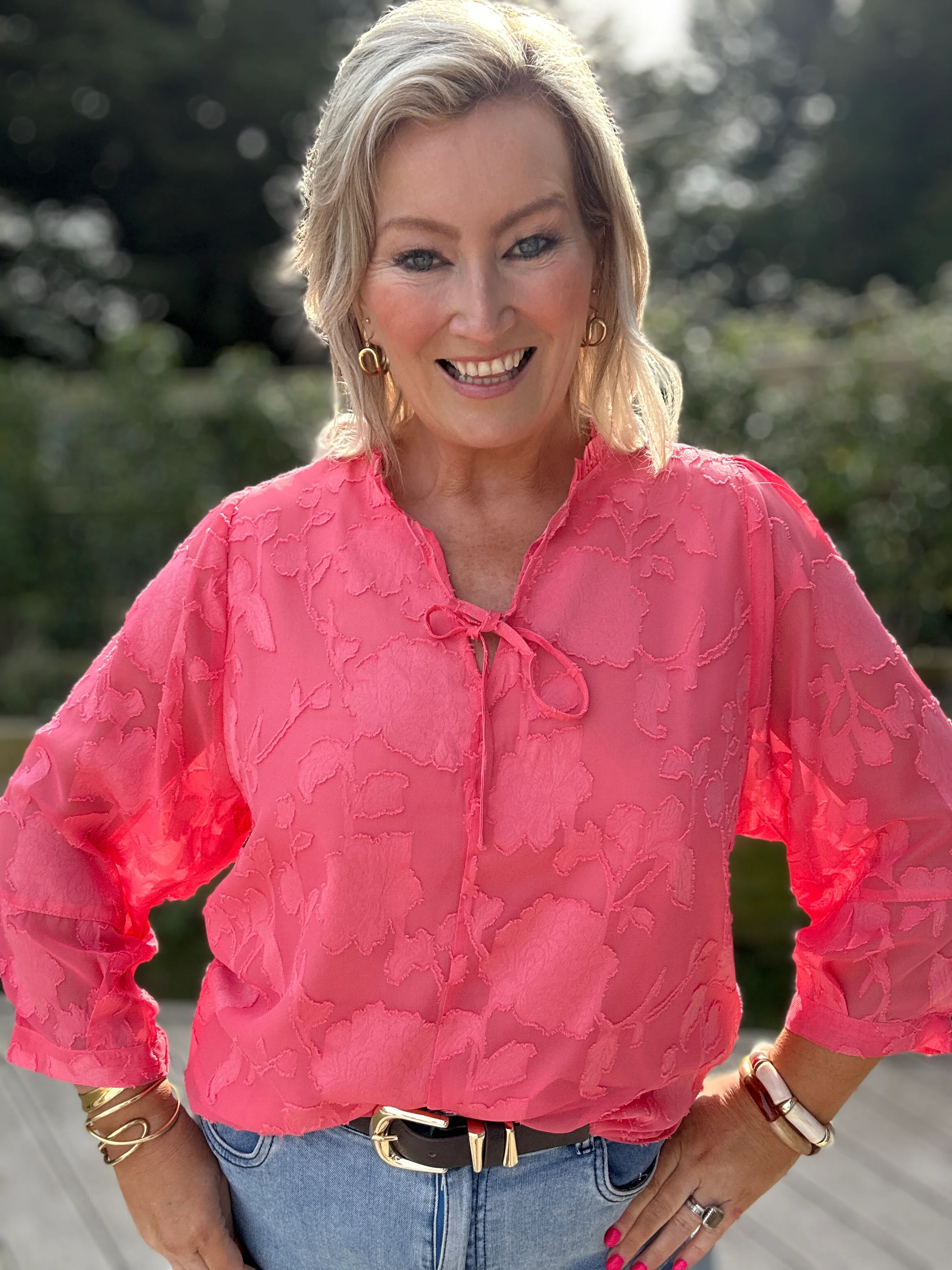 Primrose Top Coral - Image 12