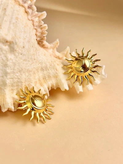 Radiant Sun Earrings - Image 2