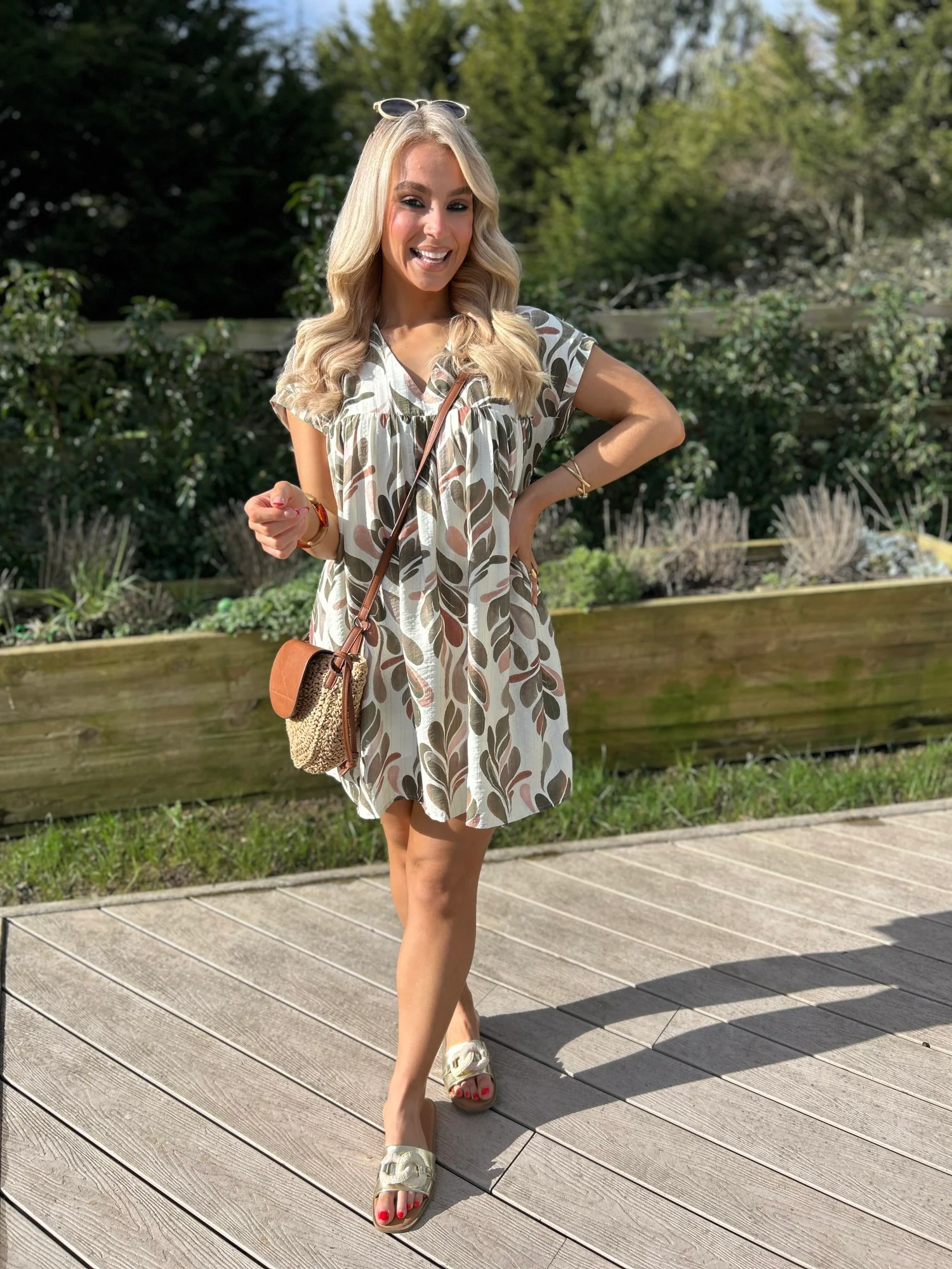 Riley Green Romper Dress - Image 7
