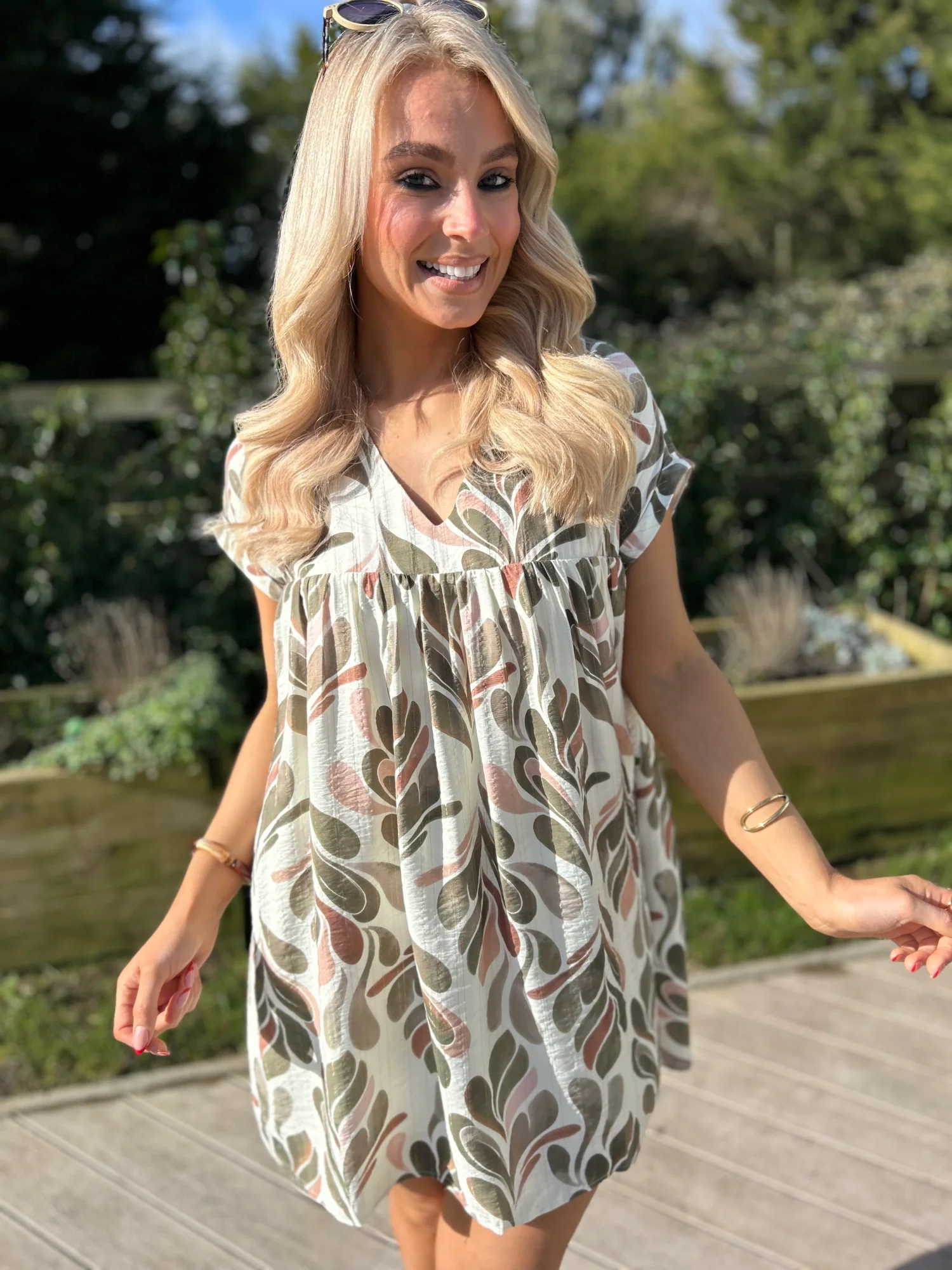 Riley Green Romper Dress - Image 8