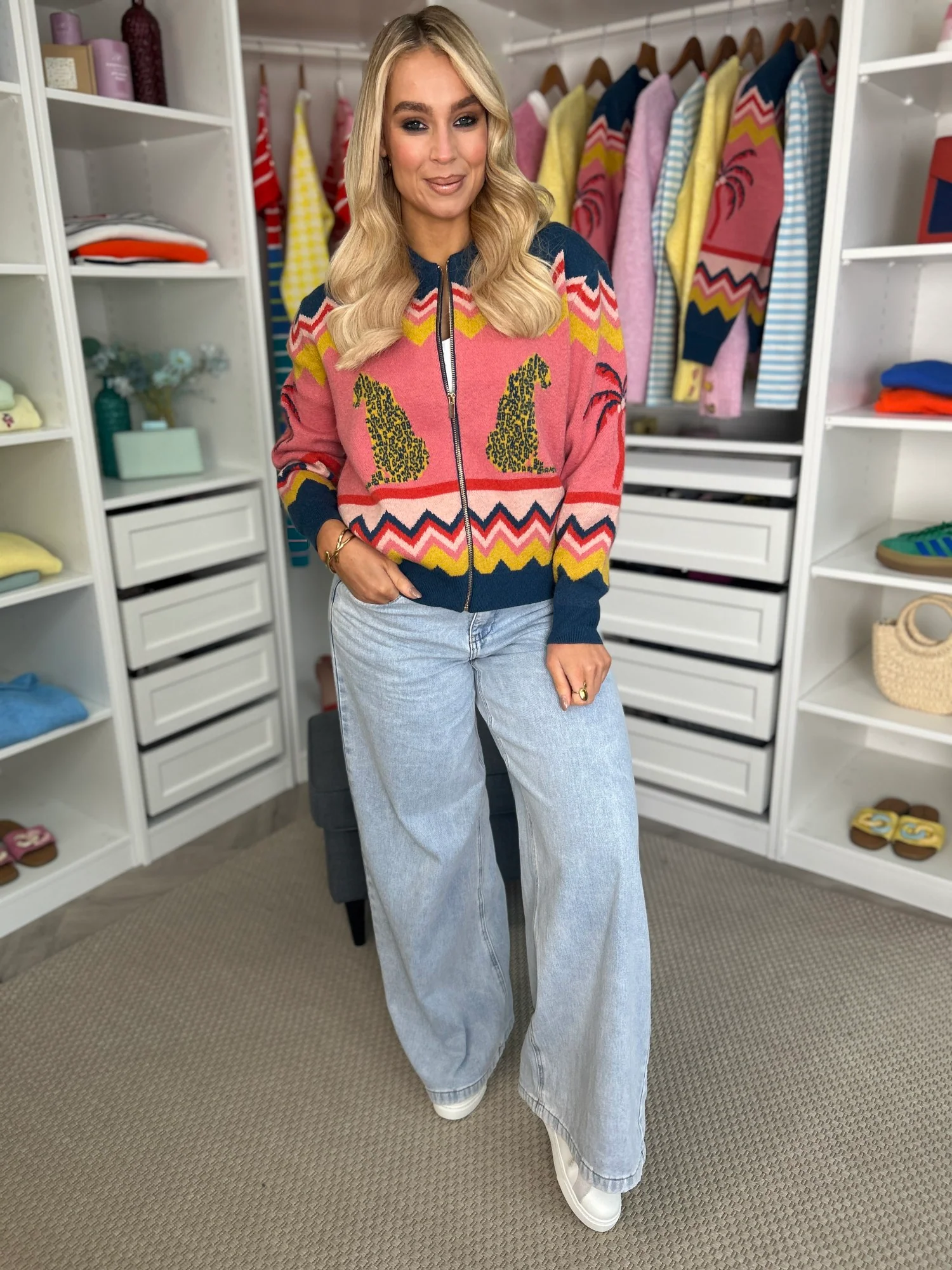 Solana Knitted Bomber - Image 11