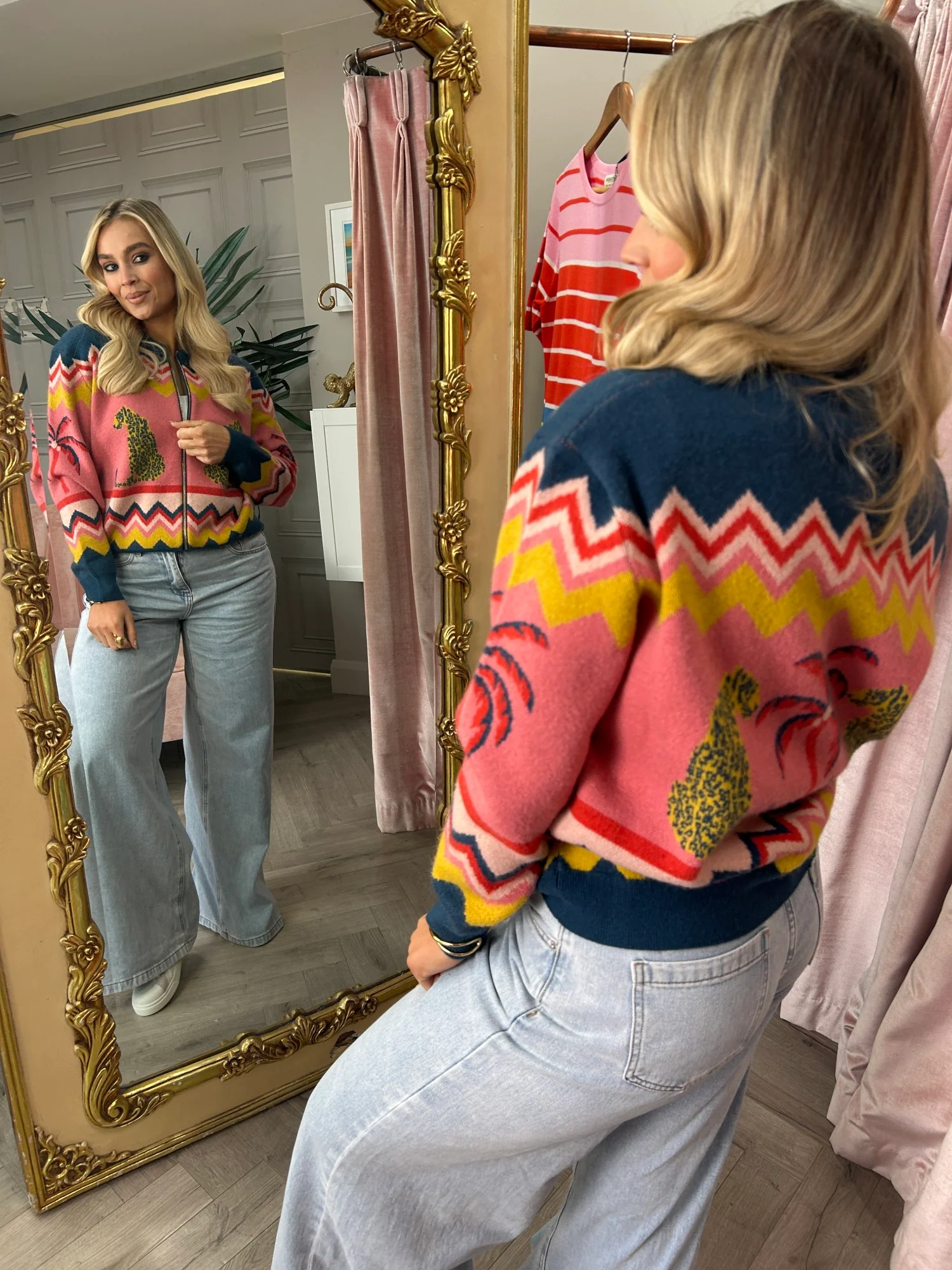 Solana Knitted Bomber - Image 4