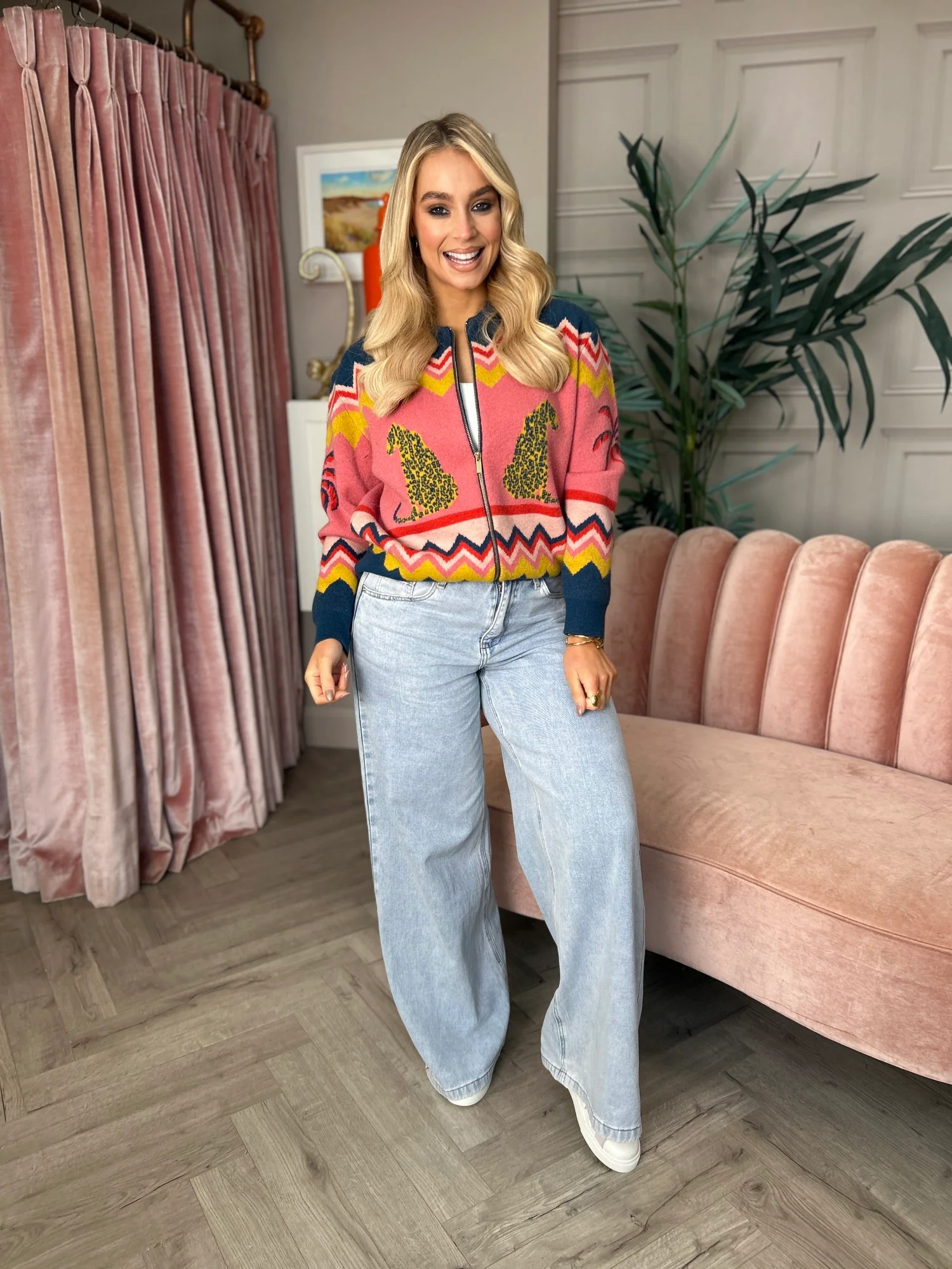 Solana Knitted Bomber - Image 8