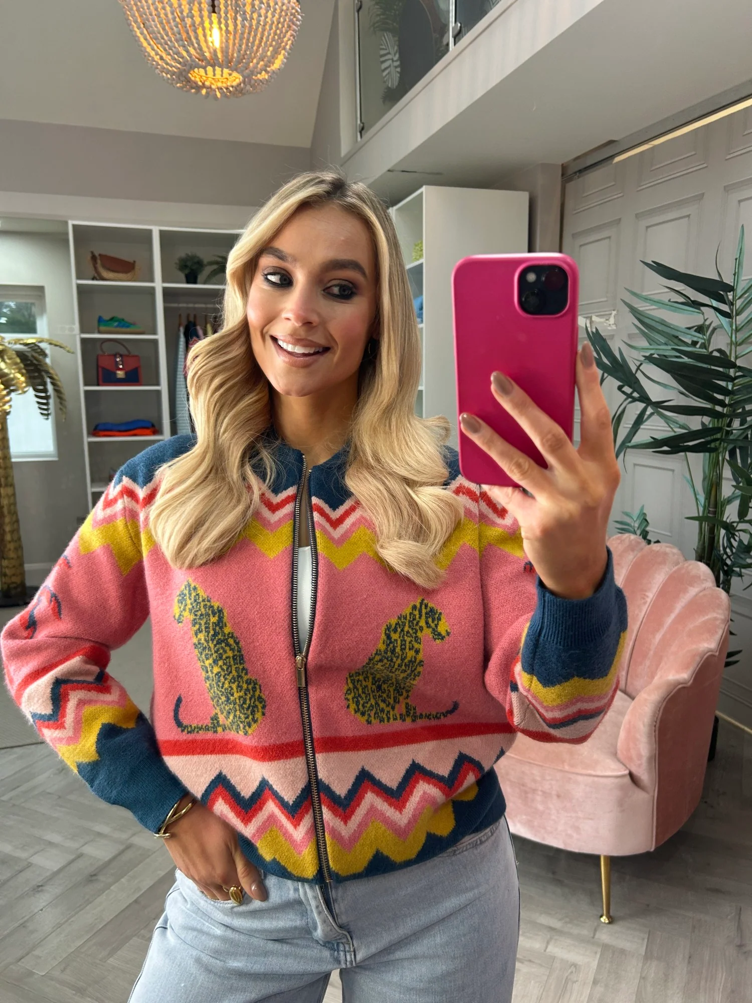 Solana Knitted Bomber - Image 9