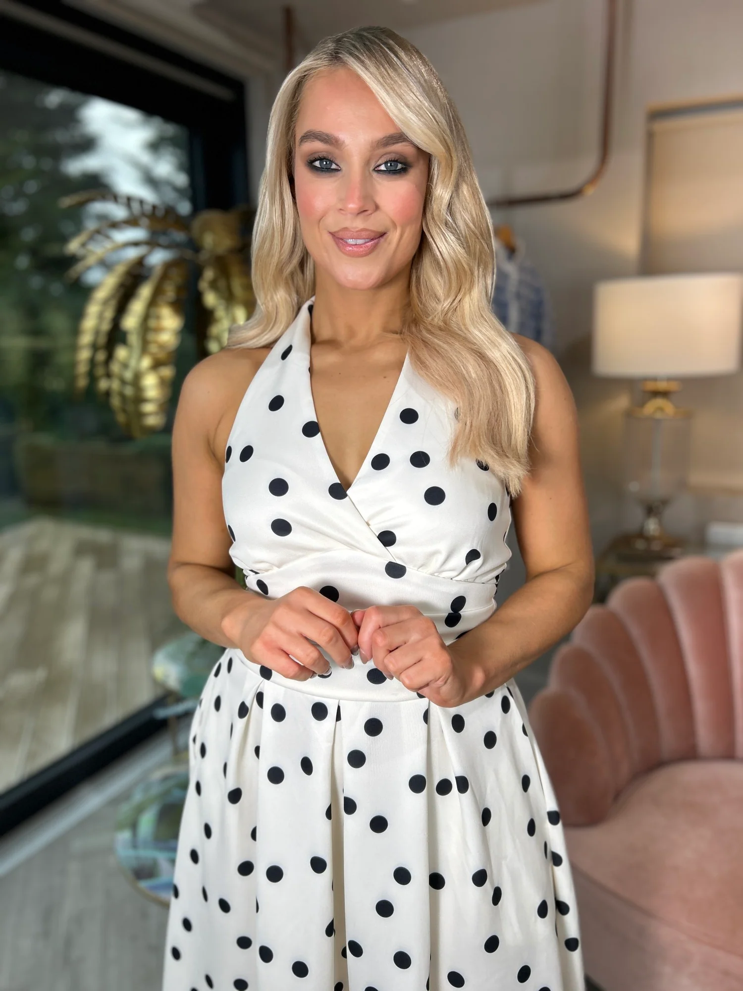 Sophia Polka Dot Dress - Image 14