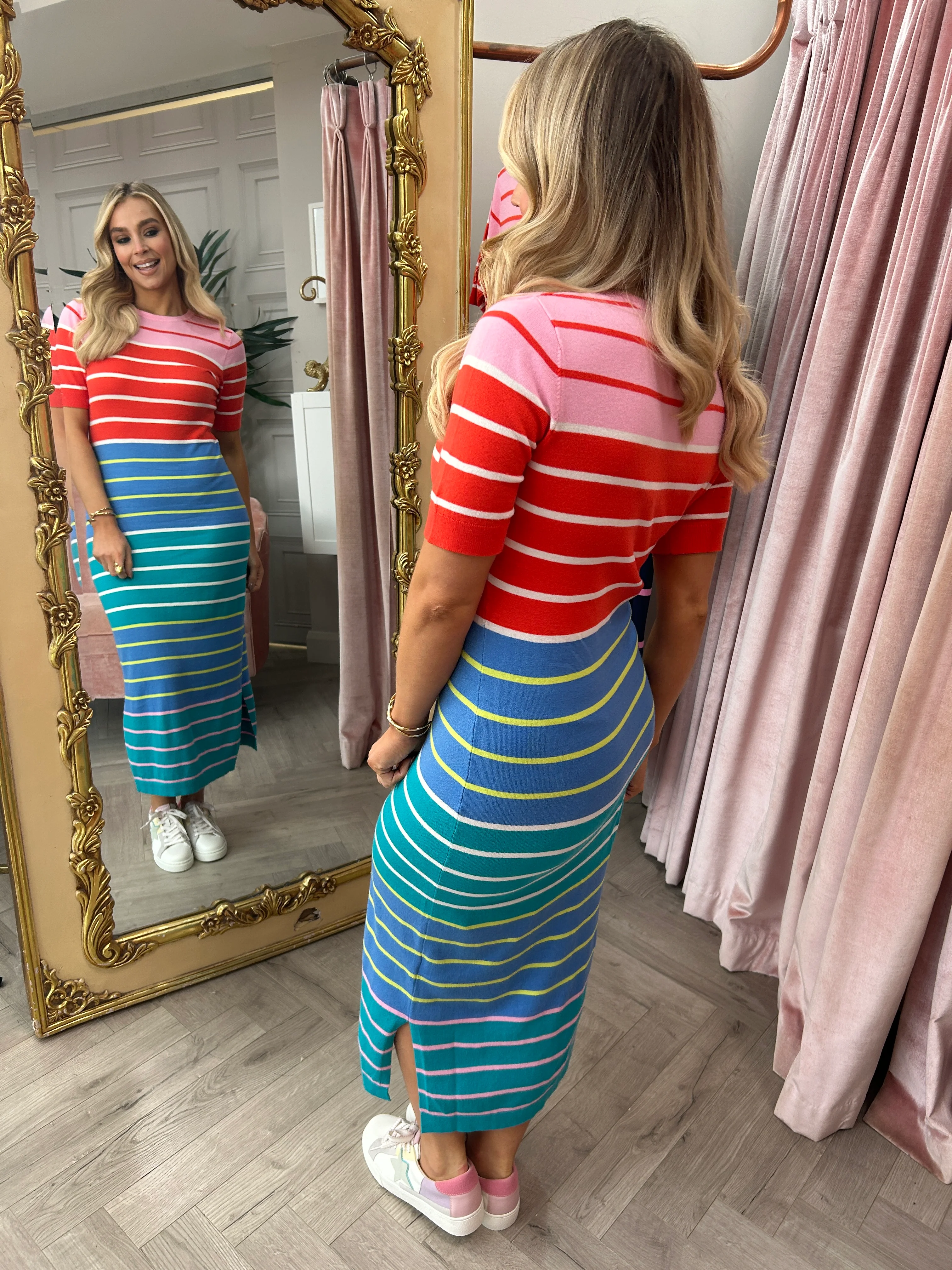 Sybil Knit Midi Dress - Image 11