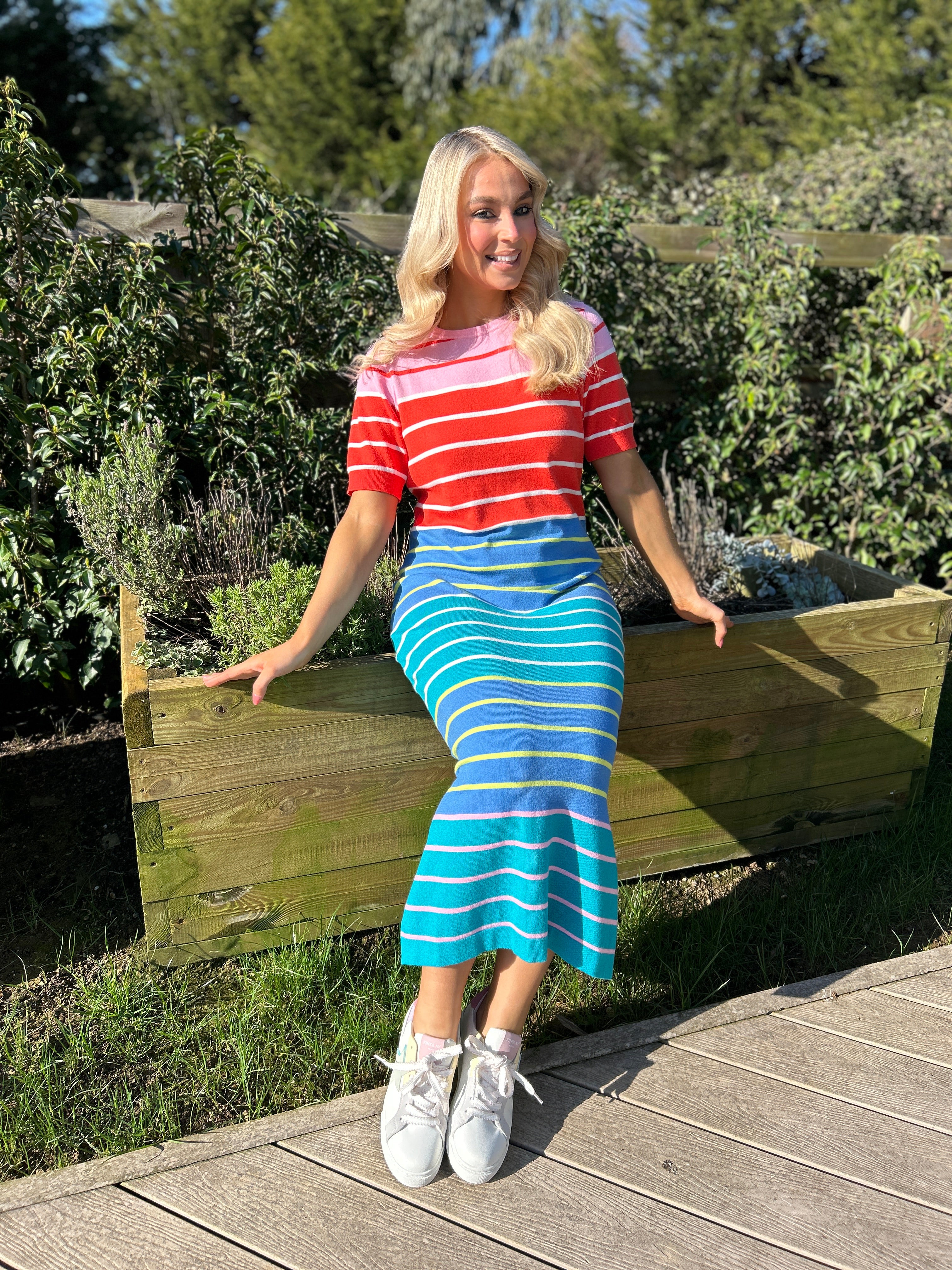 Sybil Knit Midi Dress - Image 3