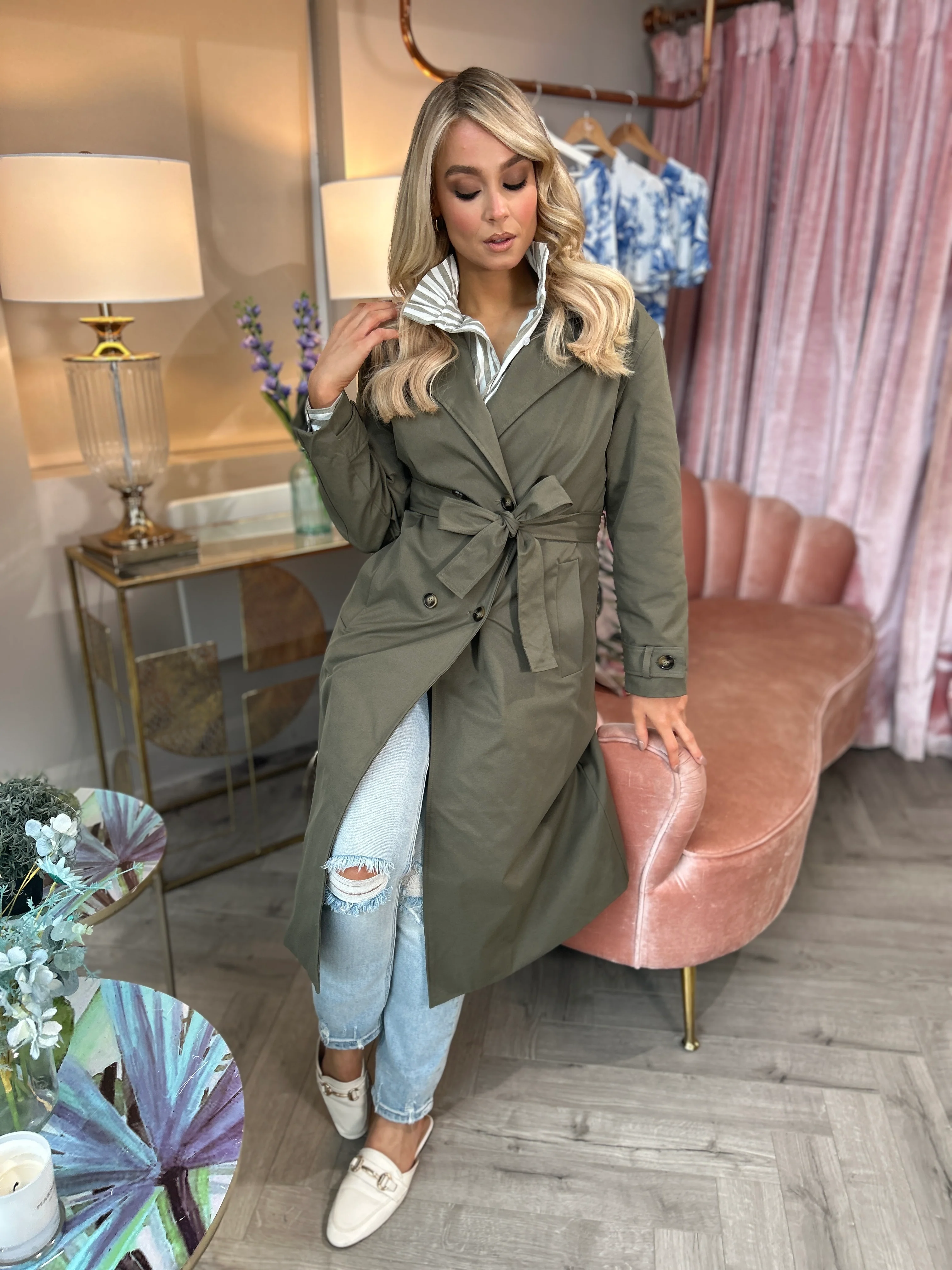 Tara Blouse Khaki - Image 14
