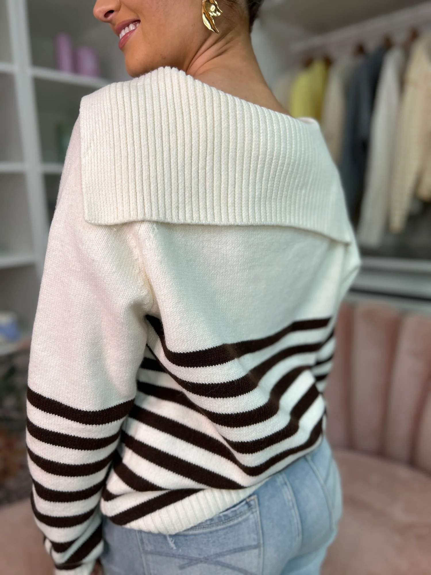 Willow Stripe Cardi - Image 9