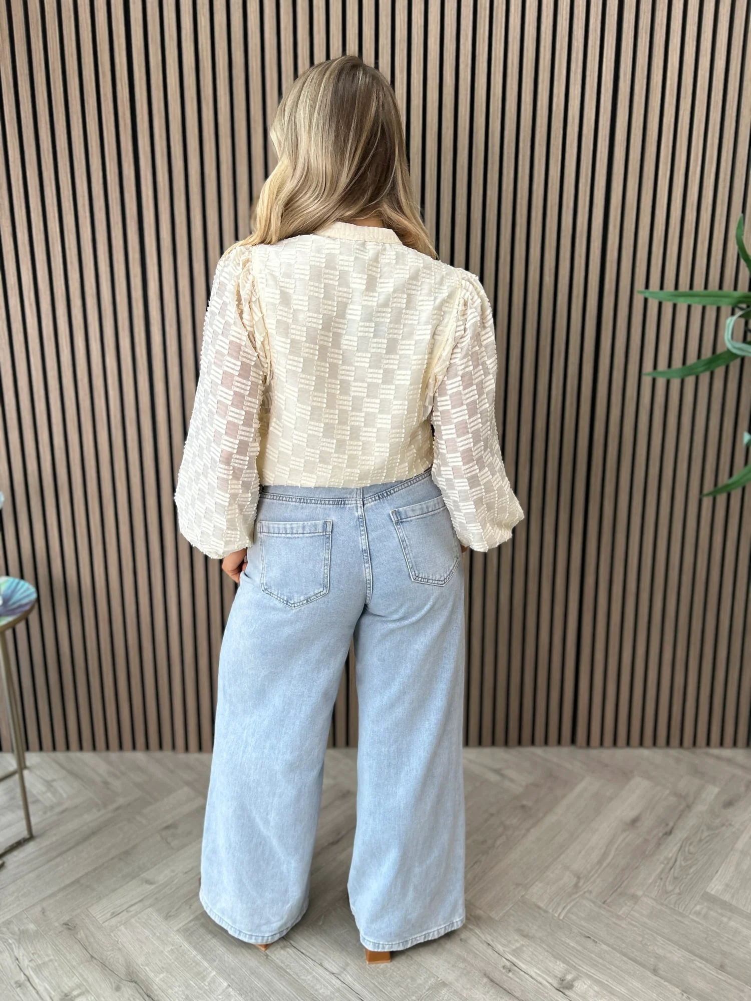 Zuri Blouse Cream - Image 10