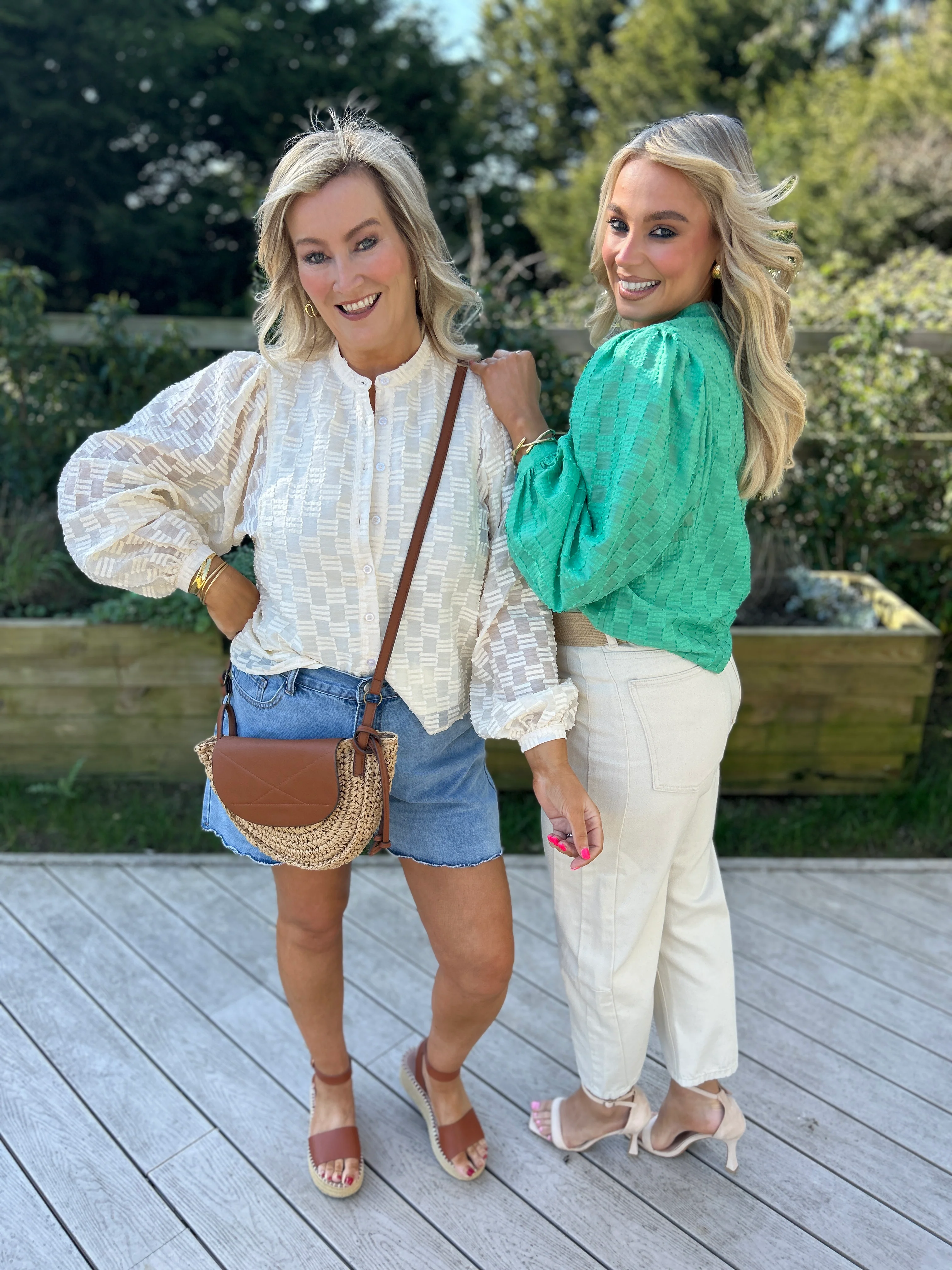 Zuri Blouse Cream - Image 17