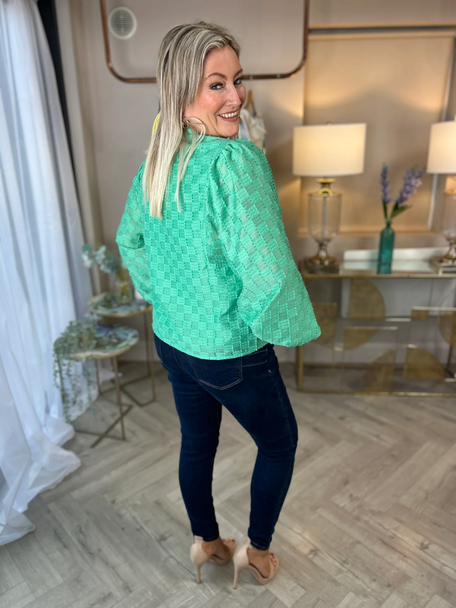Zuri Blouse Green - Image 11