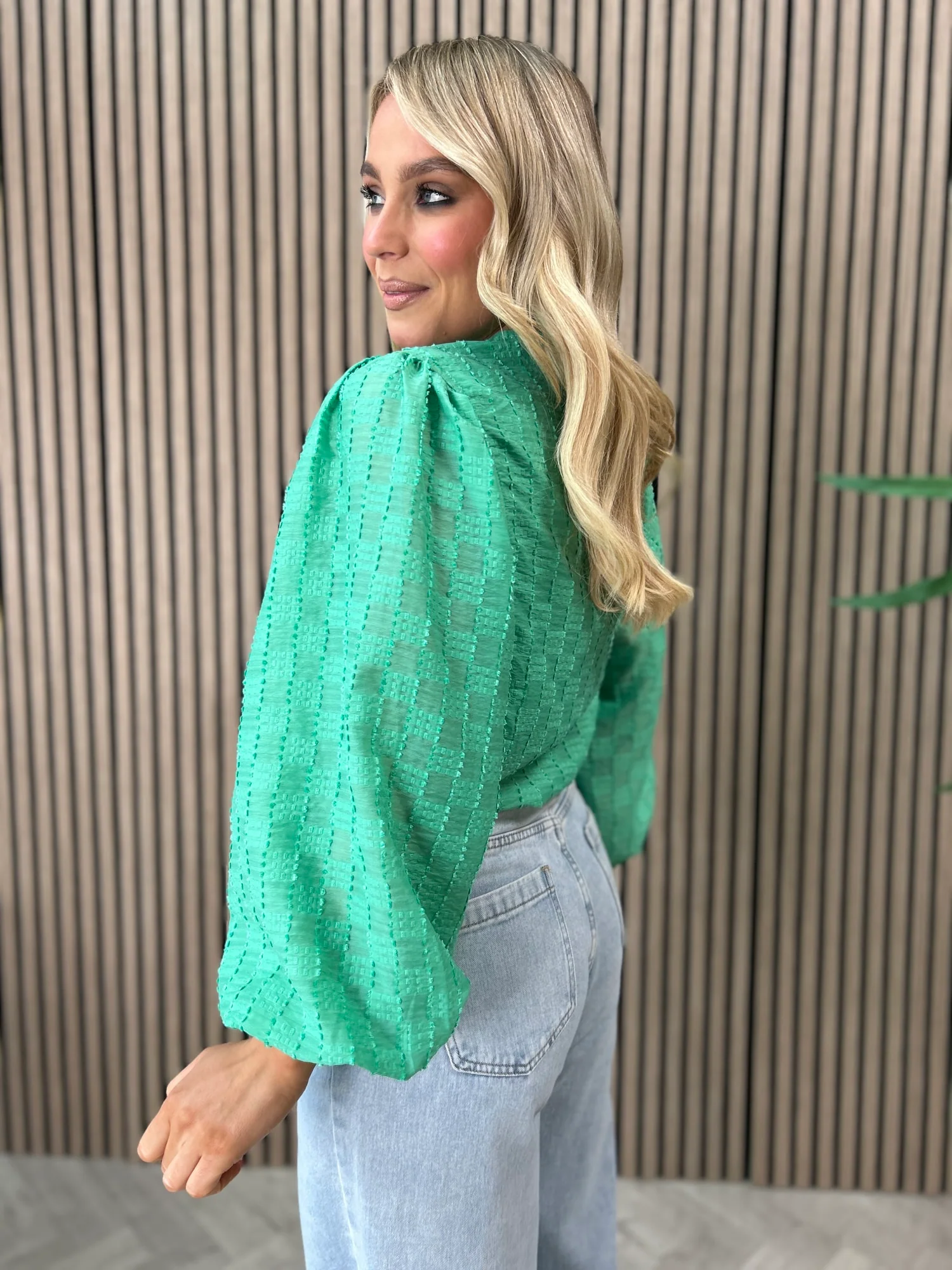 Zuri Blouse Green - Image 6