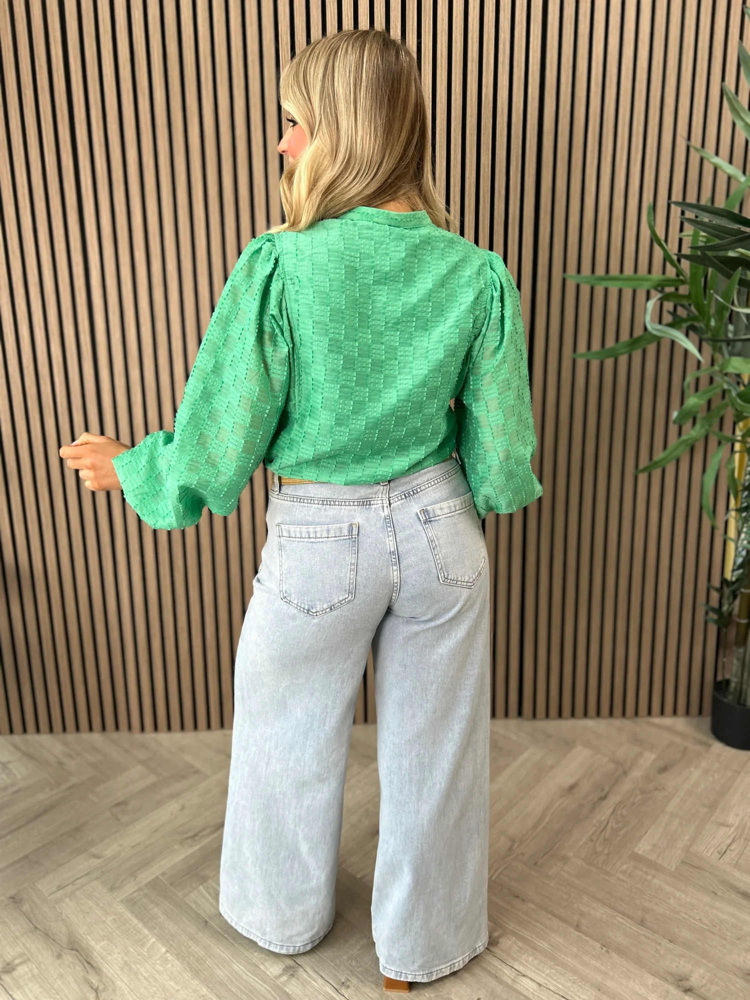 Zuri Blouse Green - Image 7