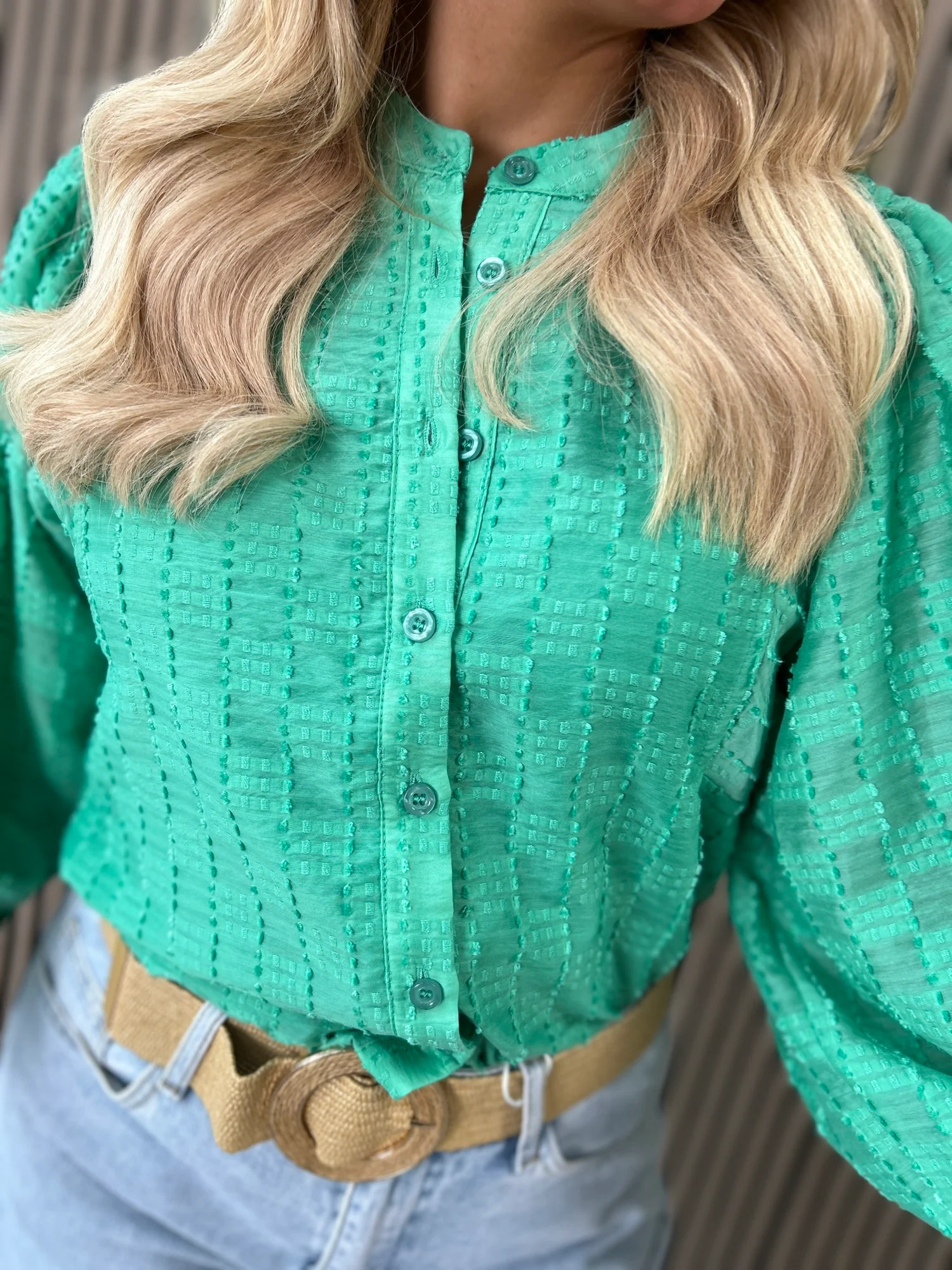 Zuri Blouse Green - Image 9